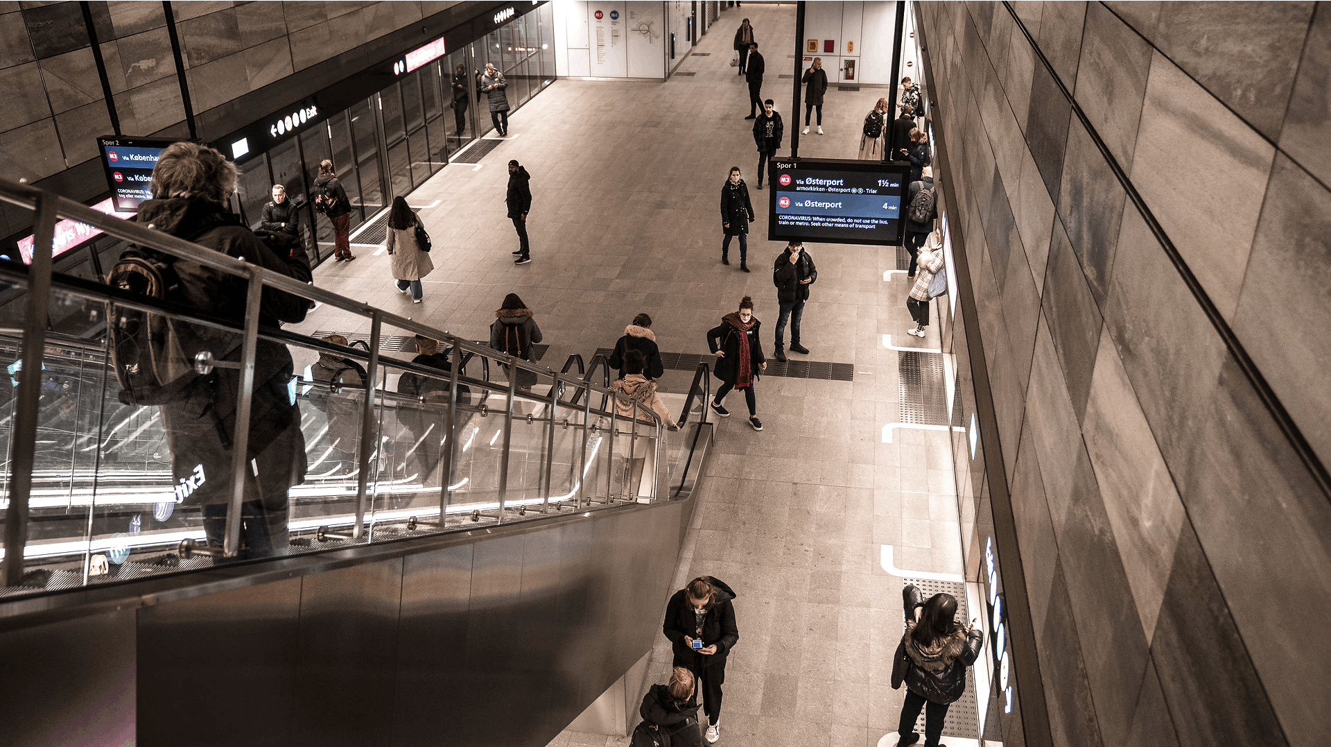 En kvinde er lørdag blevet anholdt ved Kgs. Nytorv metrostation. (Arkivfoto)