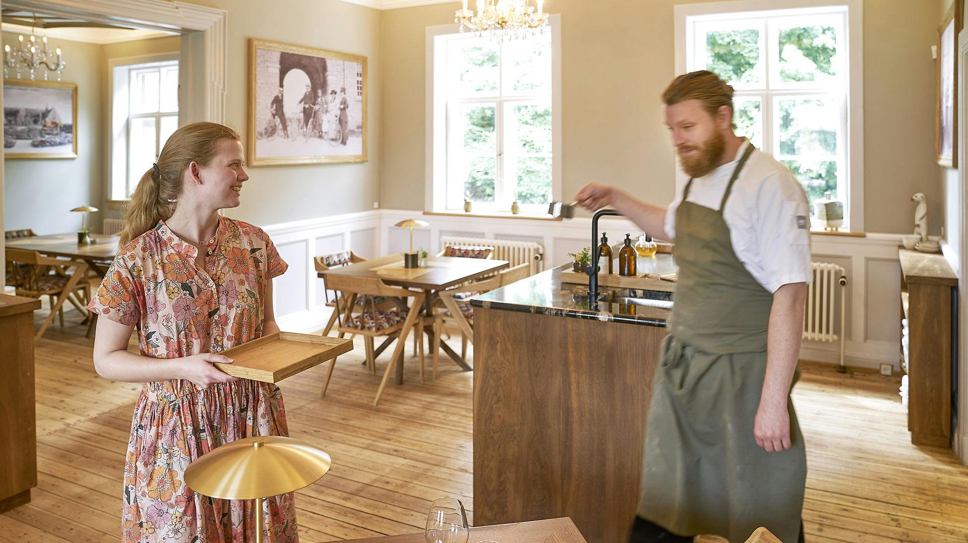 Restaurant Mota byder ikke alene på lækker mad, men ligger også i lækre lokaler.