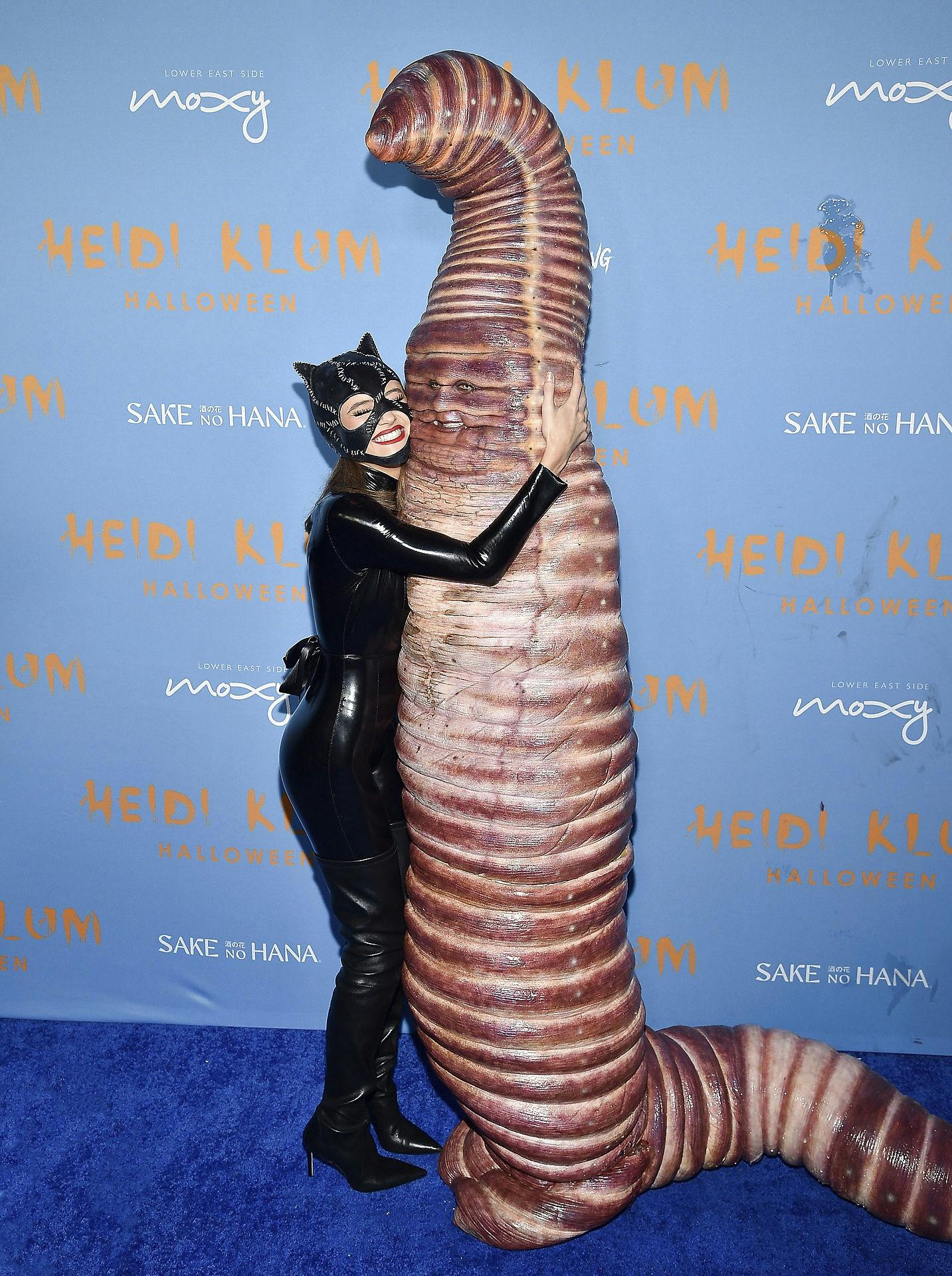 Leni Klum med sin mor, ormen Heidi Klum.