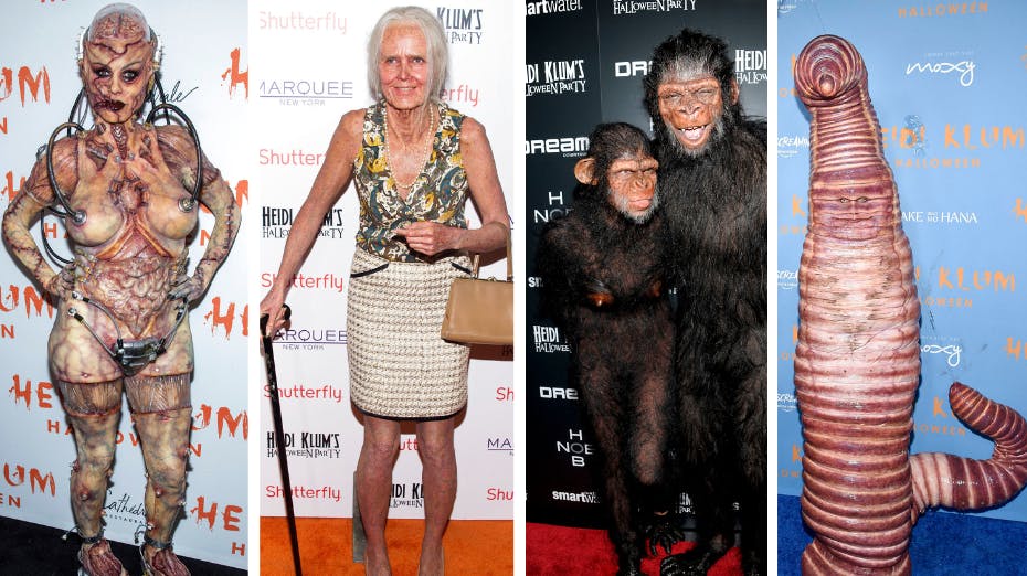 Gennem årene har den tyske model Heidi Klum imponeret med sine Halloween-kostumer.
