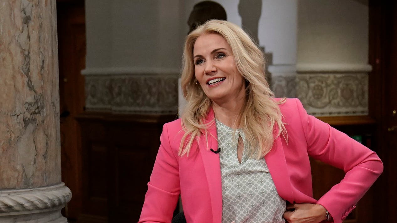 Helle Thorning-Schmidt på Christiansborg