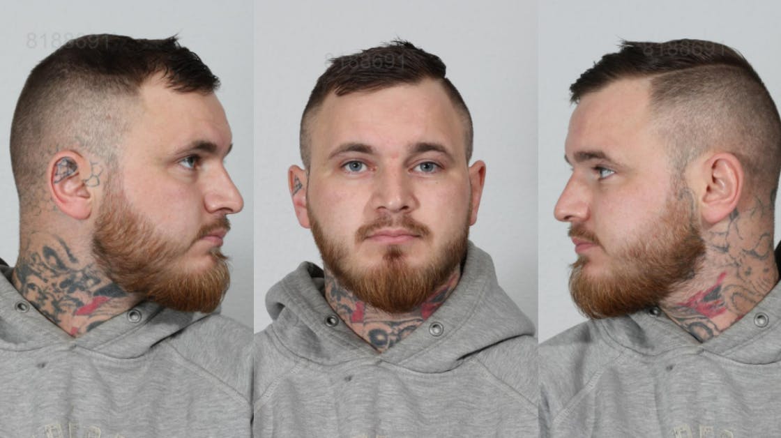 Sådan ser den efterlyste Ronnie Benjaminsen ud.