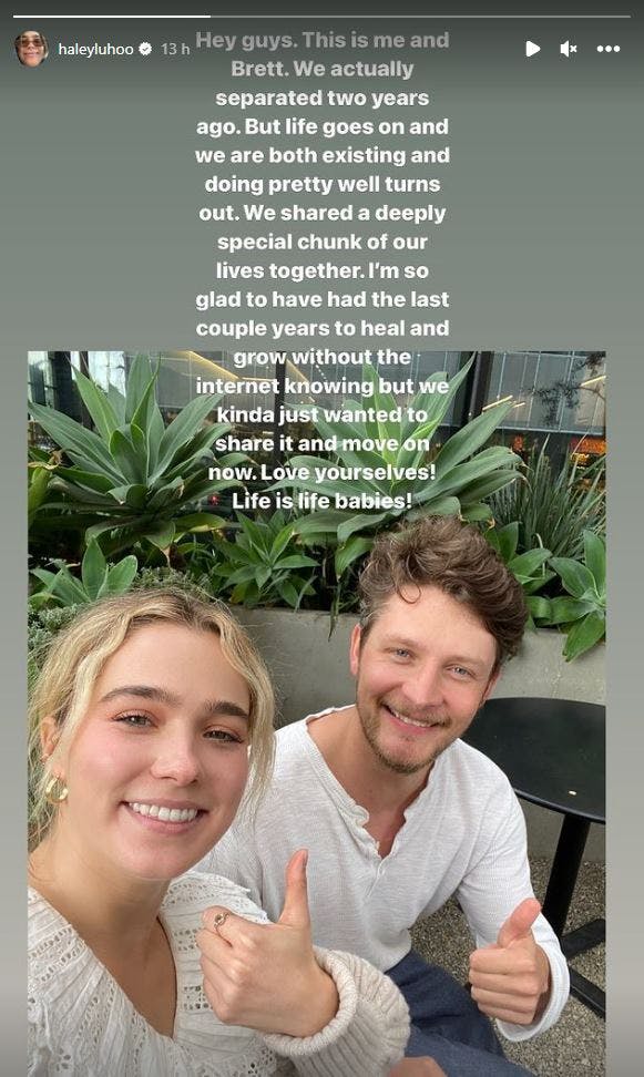 Haley Lu Richardson og Brett Dier