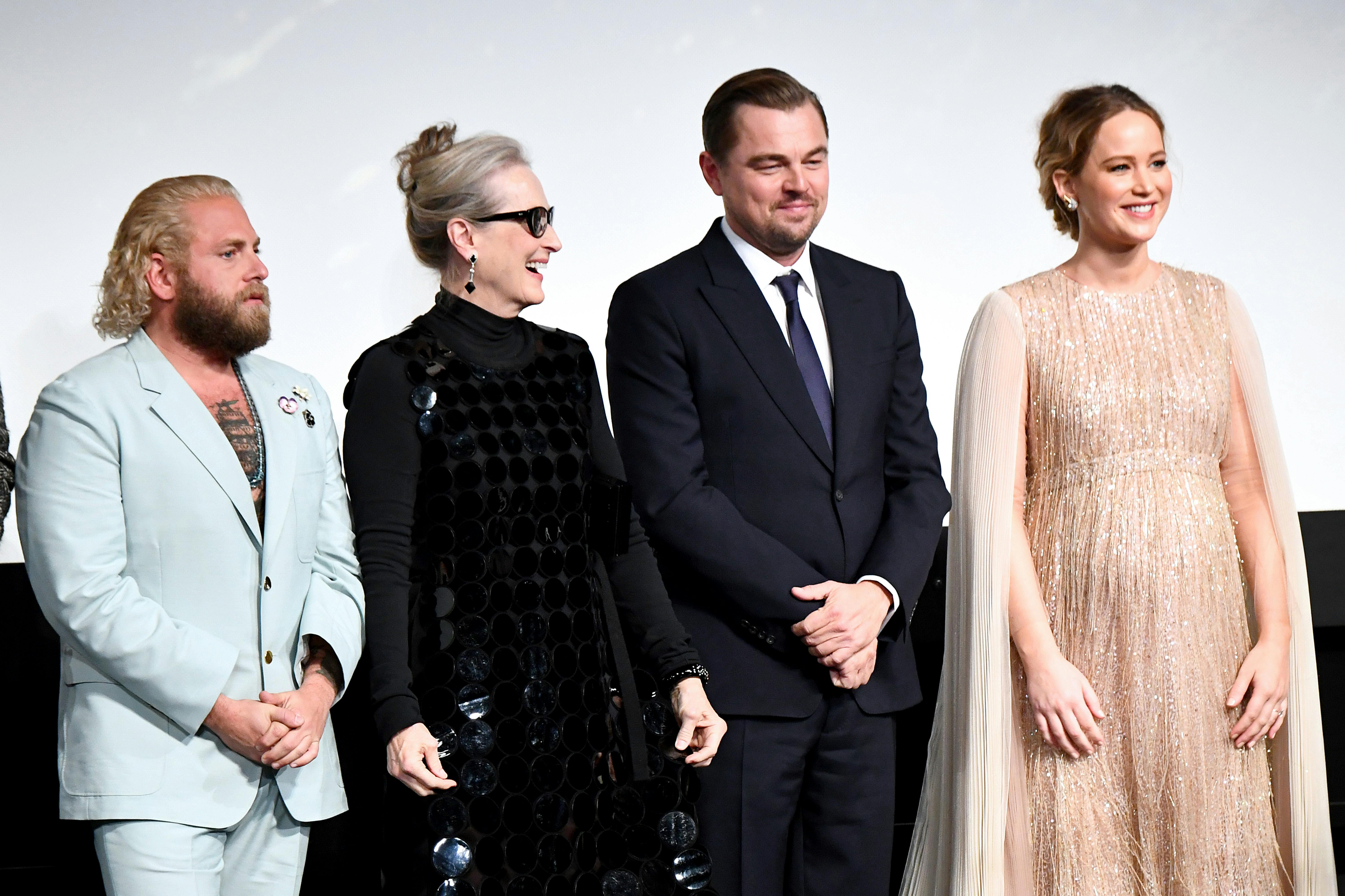 Jonah Hill, Meryl Streep, Leonardo DiCaprio, Jennifer Lawrence