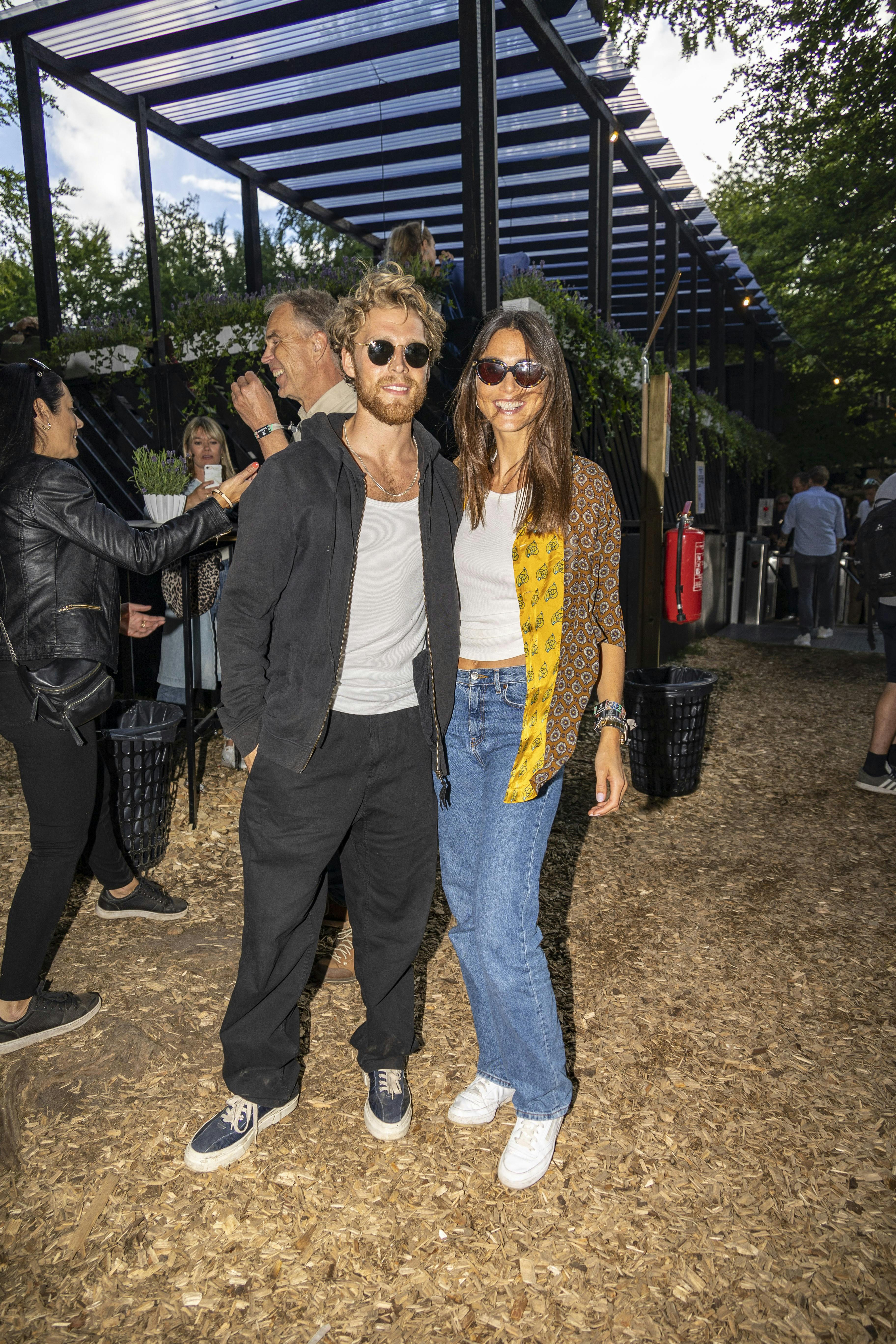 Christopher og Cecilie på Smukfest i sommers.
