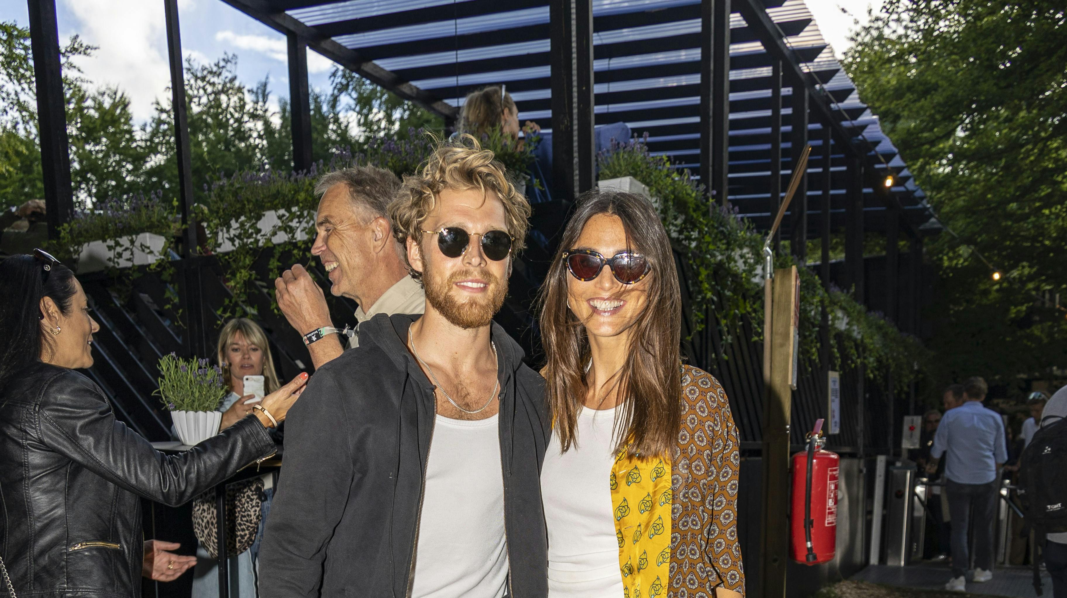 Christopher og Cecilie på Smukfest i sommer.