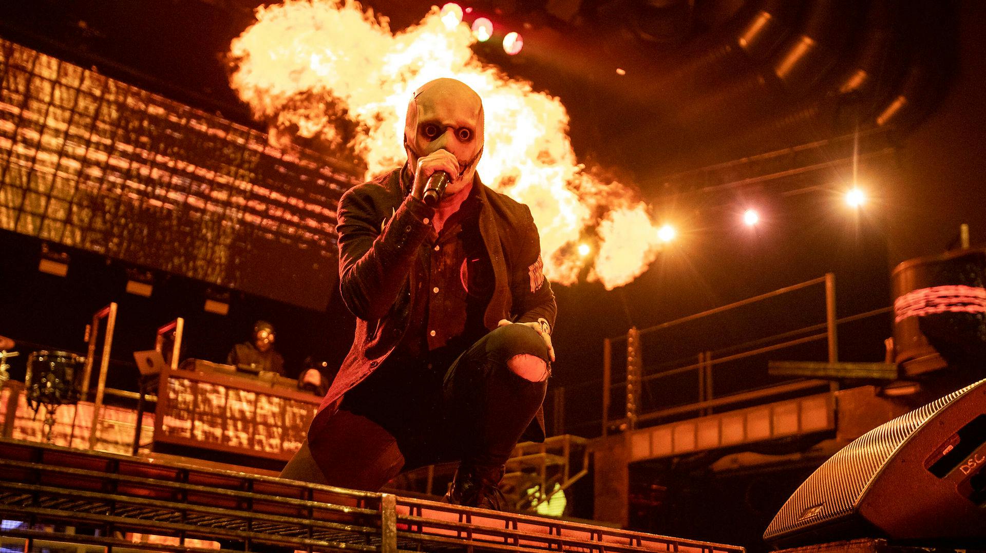Slipknot spiller på Copenhell i 2023.