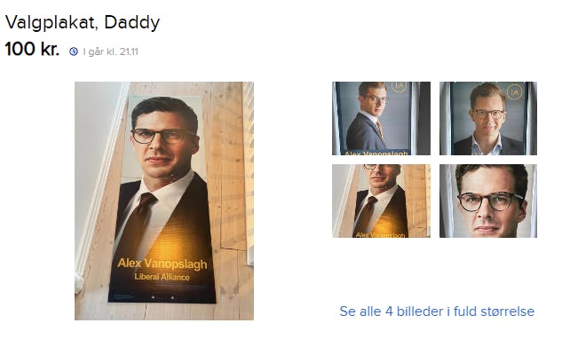 Skal du have fingrene i en valgplakat til væggen derhjemme? 