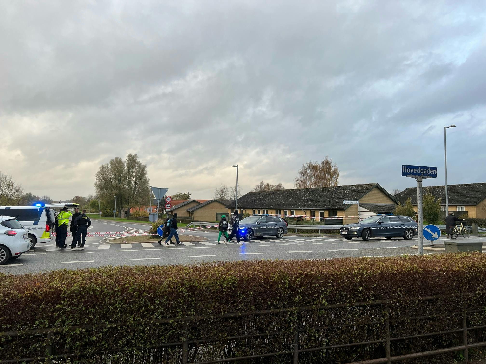 Politiet massivt til stede