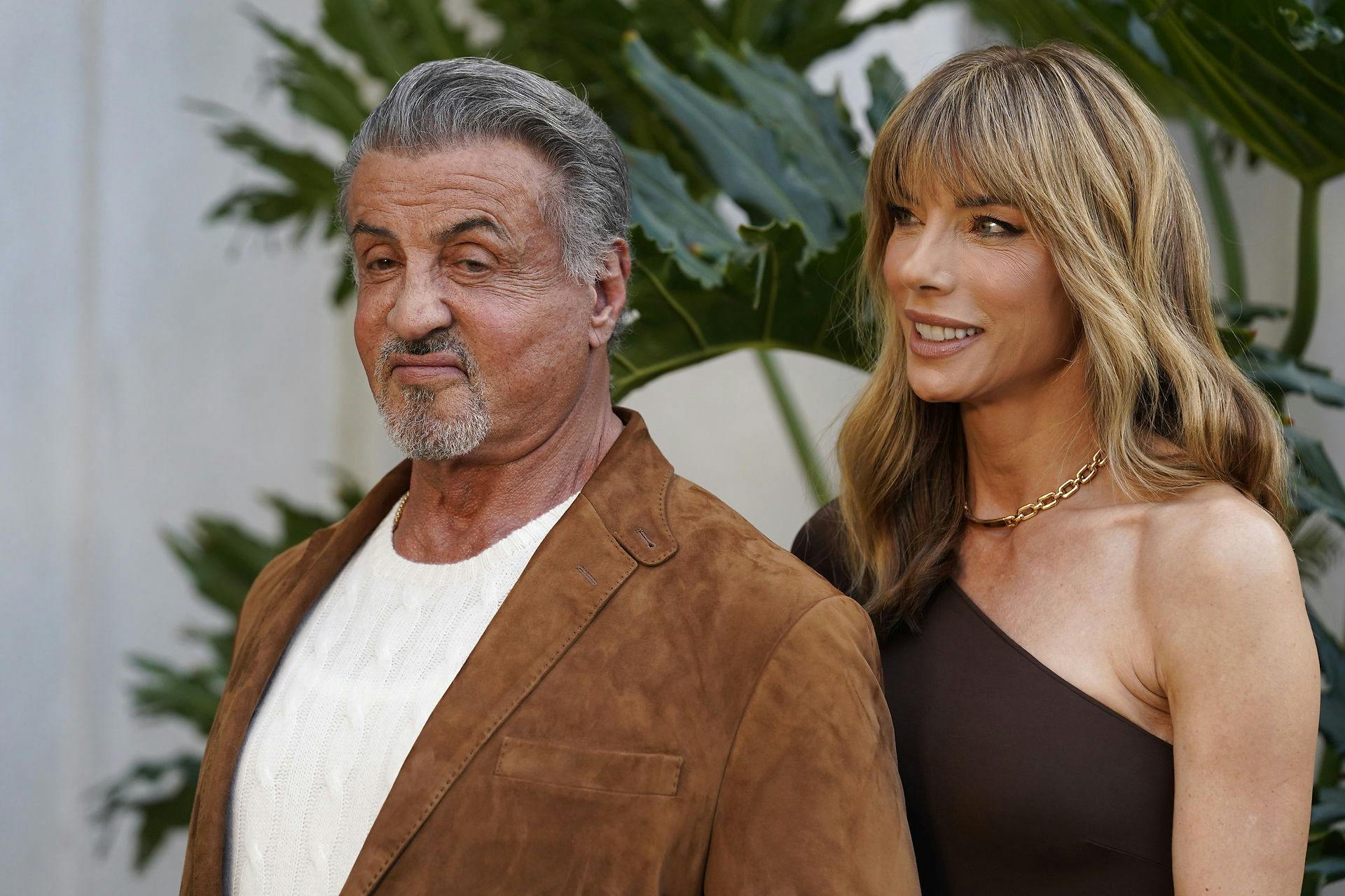 Sylvester Stallone og hans hustru, Jennifer Flavin.