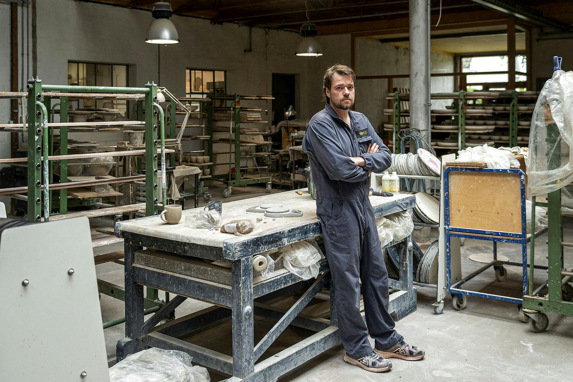 Kasper Würtz ville ikke finde sig i, at tv-kendis og sundhedsguru Christian Bitz groft kopiere de produkter, som den østjyske keramiker unikt havde skabt.