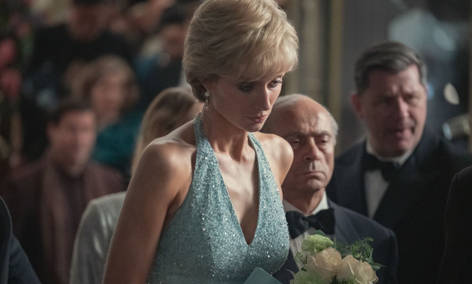 Elizabeth Debicki som prinsesse Diana i "The Crown".