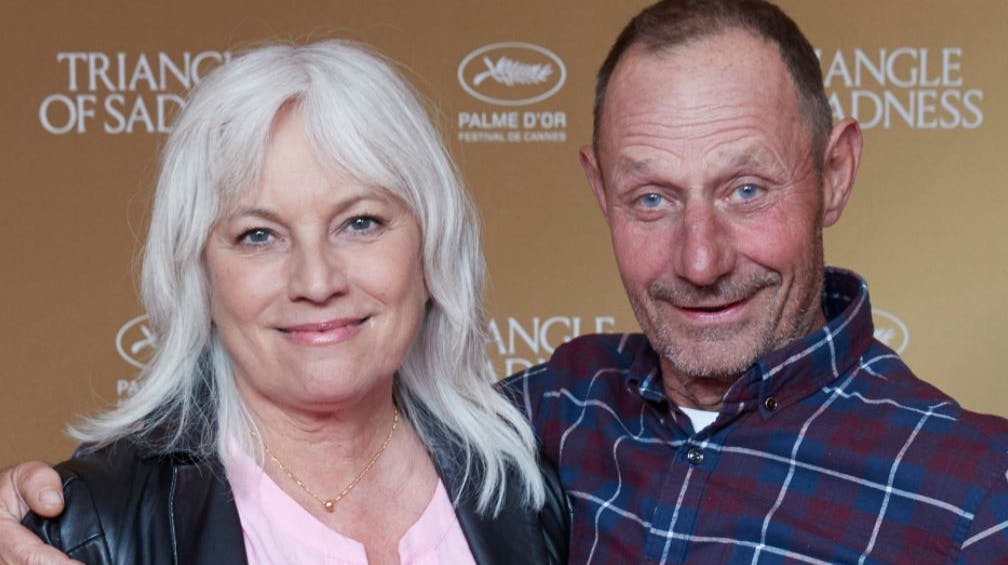 Jan Linnebjerg med hustruen Karen, som også medvirker i TV 2-dokumentaren "Nissen flytter altid med".