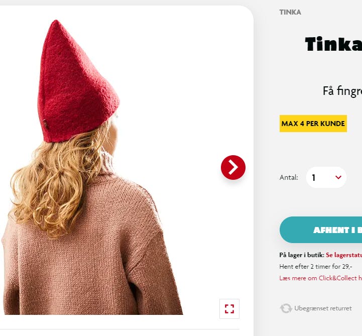 Tinka-nissehuen på BRs hjemmeside.