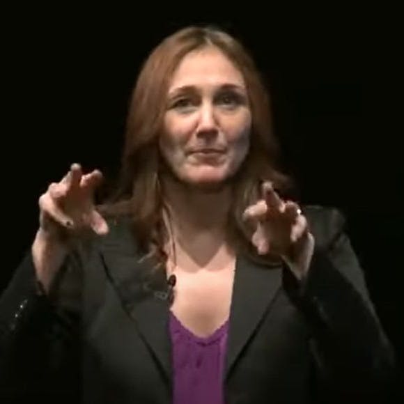 Nicole Daedone i en af sine meget sete Ted-talks.