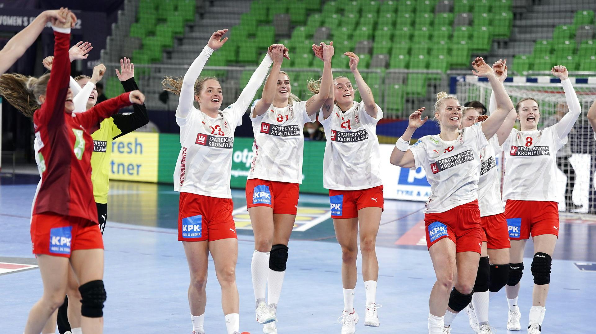 Det danske landshold vandt lørdagens opgør mod Kroatien ved EM.