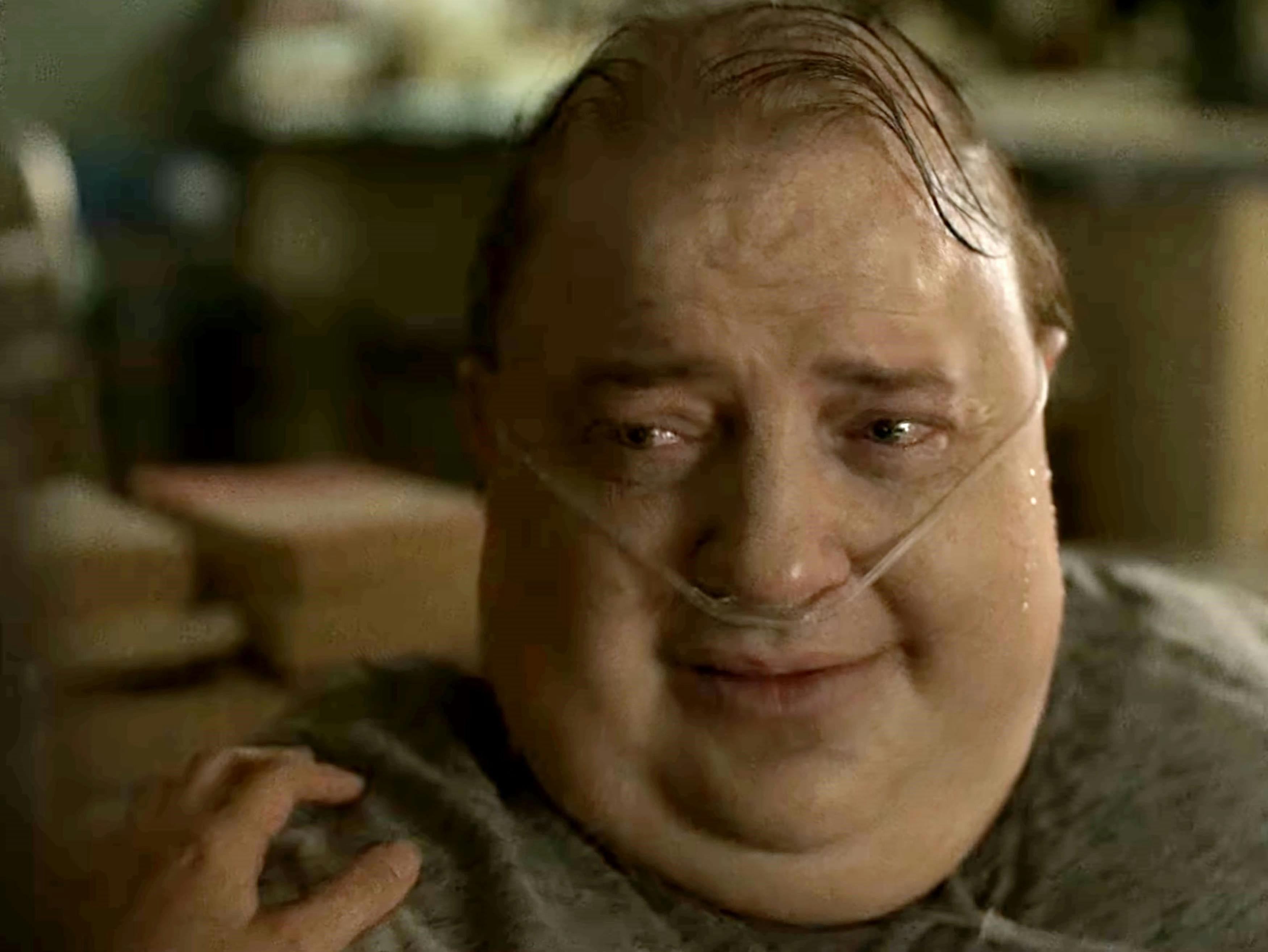 Brendan Fraser er uigenkendelig i traileren til den kommende film "The Whale".