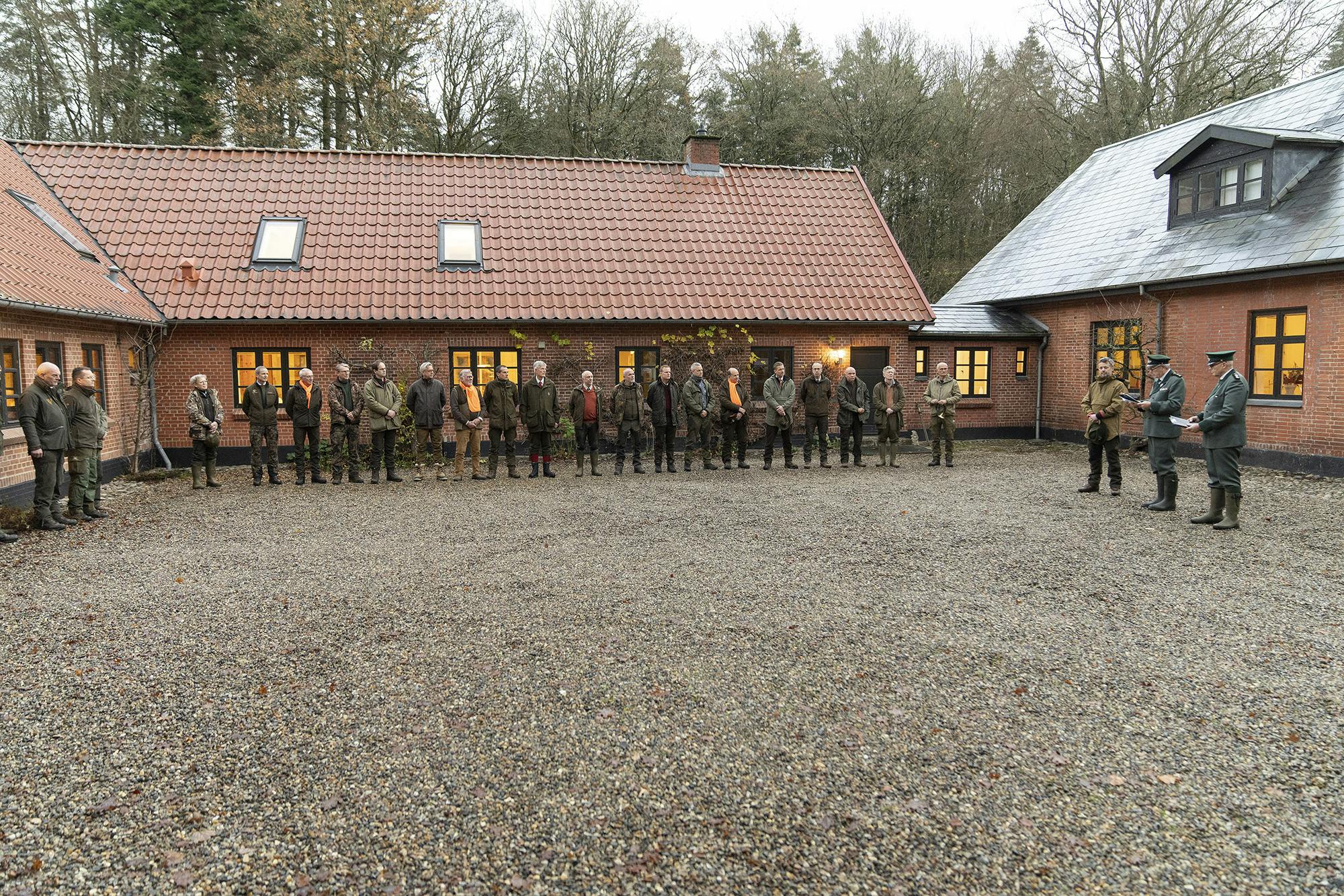 Jagtgæsterne bliver forkælet. Her er det kongejagten fra 2021. 
