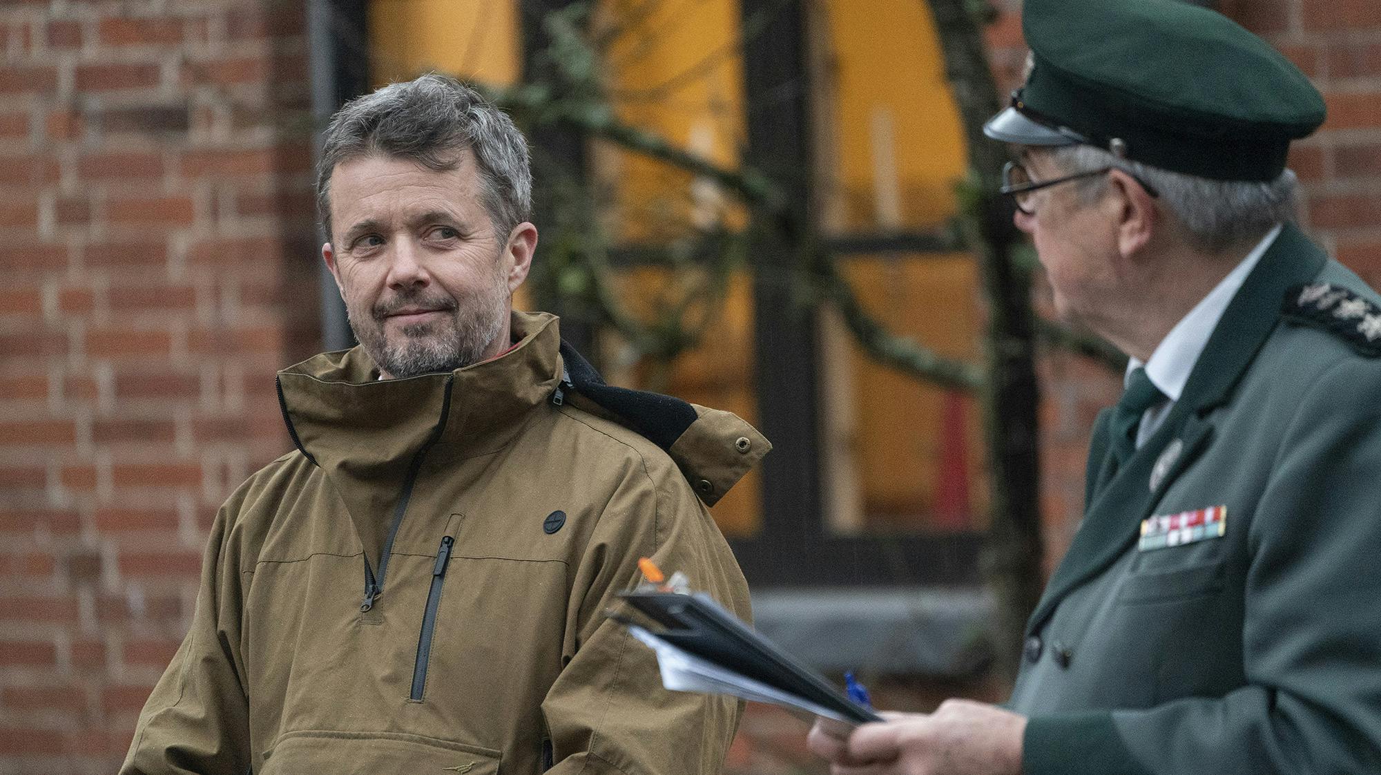 Her er kronprins Frederik til kongejagt i 2021 i Klosterhede ved Lemvig. nbsp;