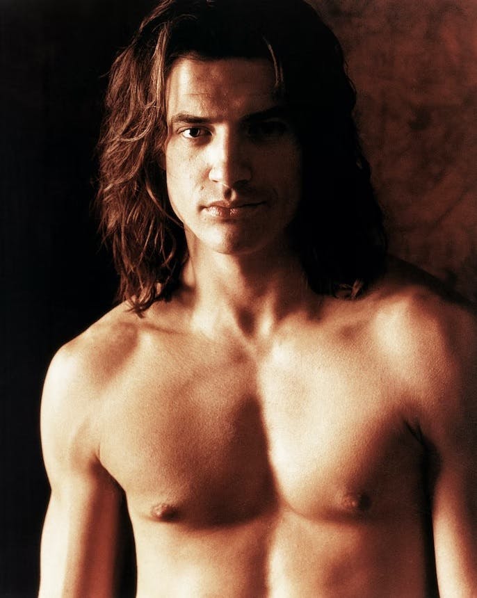 Brendan Fraser i 1997, da han bragede igennem på biograflærredet i "George of the Jungle".