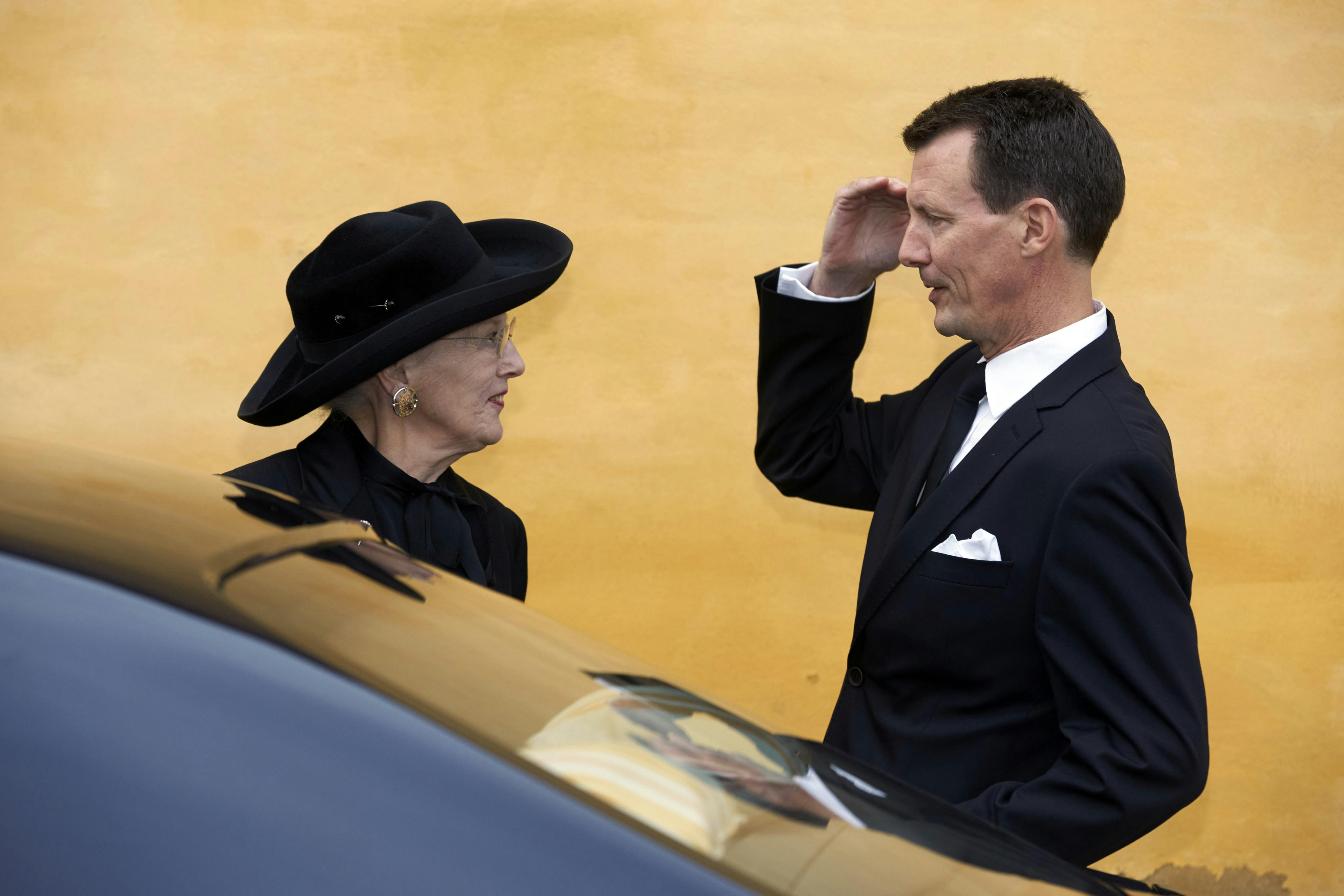 Dronning Margrethe og prins Joachim