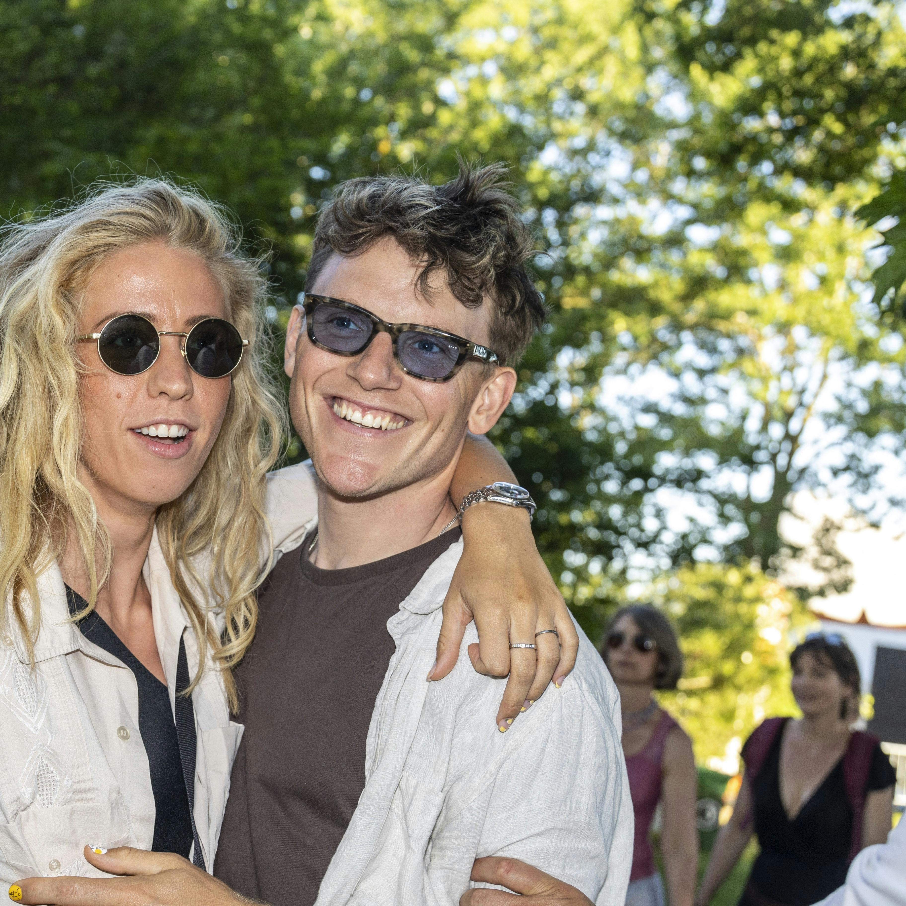 Tobias Hamann og kæresten Patricia Thyberg indledte forholdet som henholdsvis lejer og udlejer. 