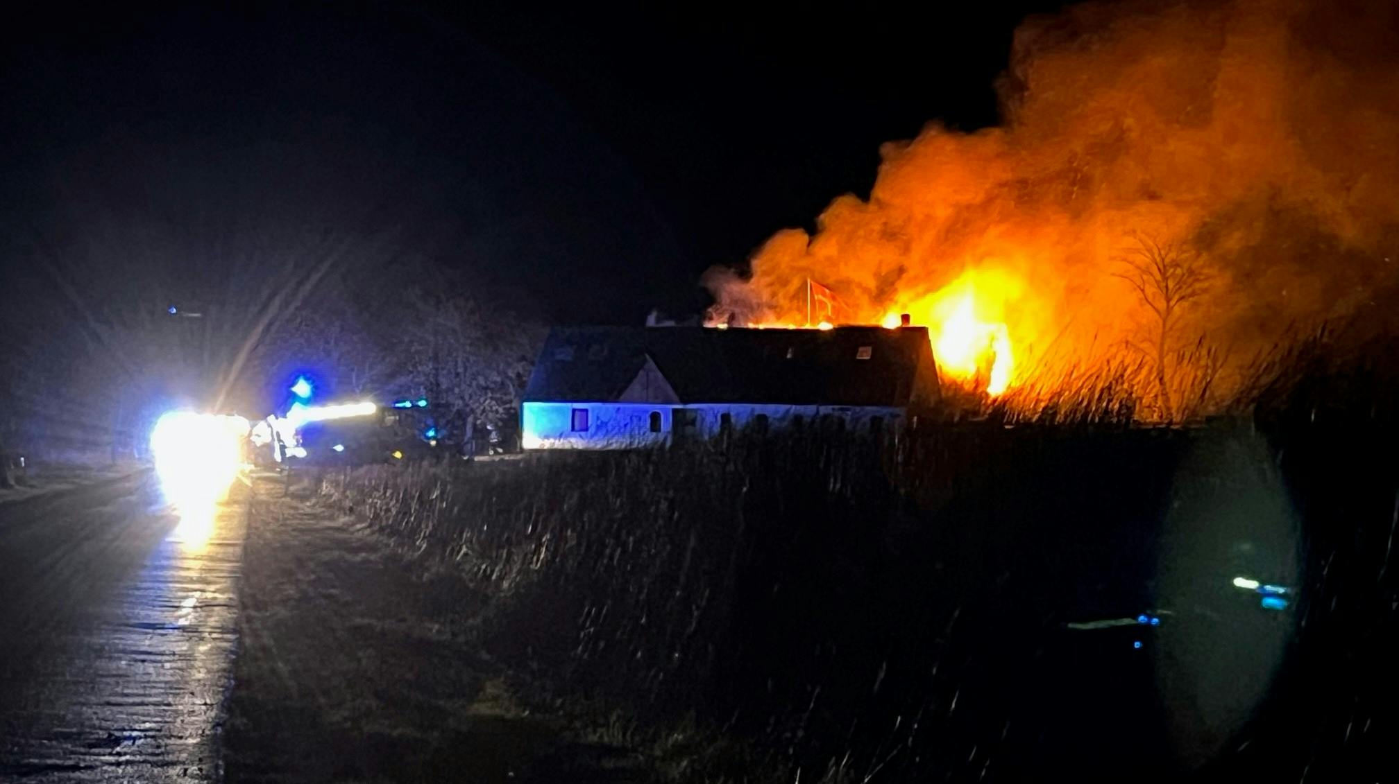 Gårdbrand på Bornholm