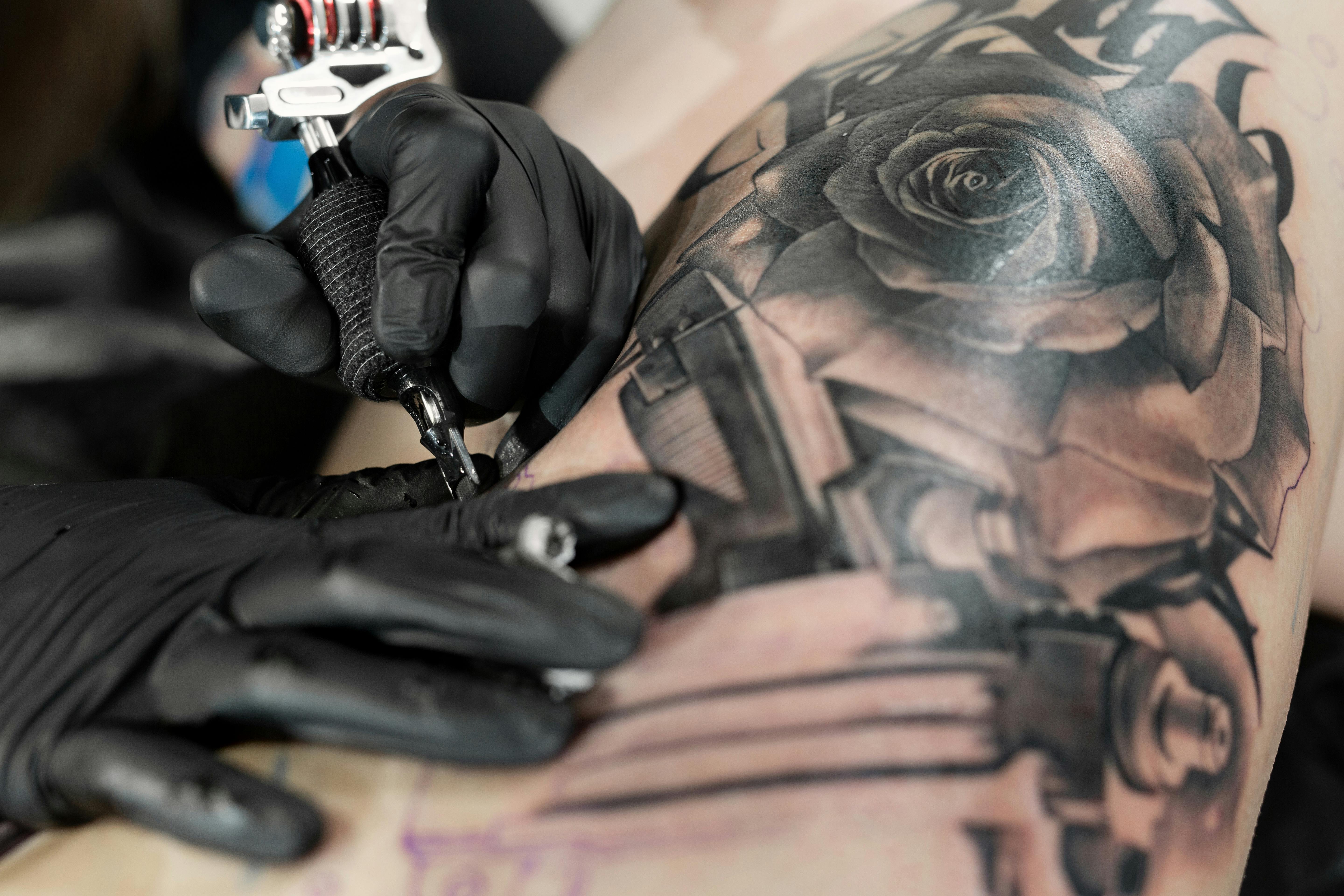 Genrefoto af en tatovering - dette er ikke et billede af tatoveringen, som den amerikanske dreng har fået lavet&nbsp;