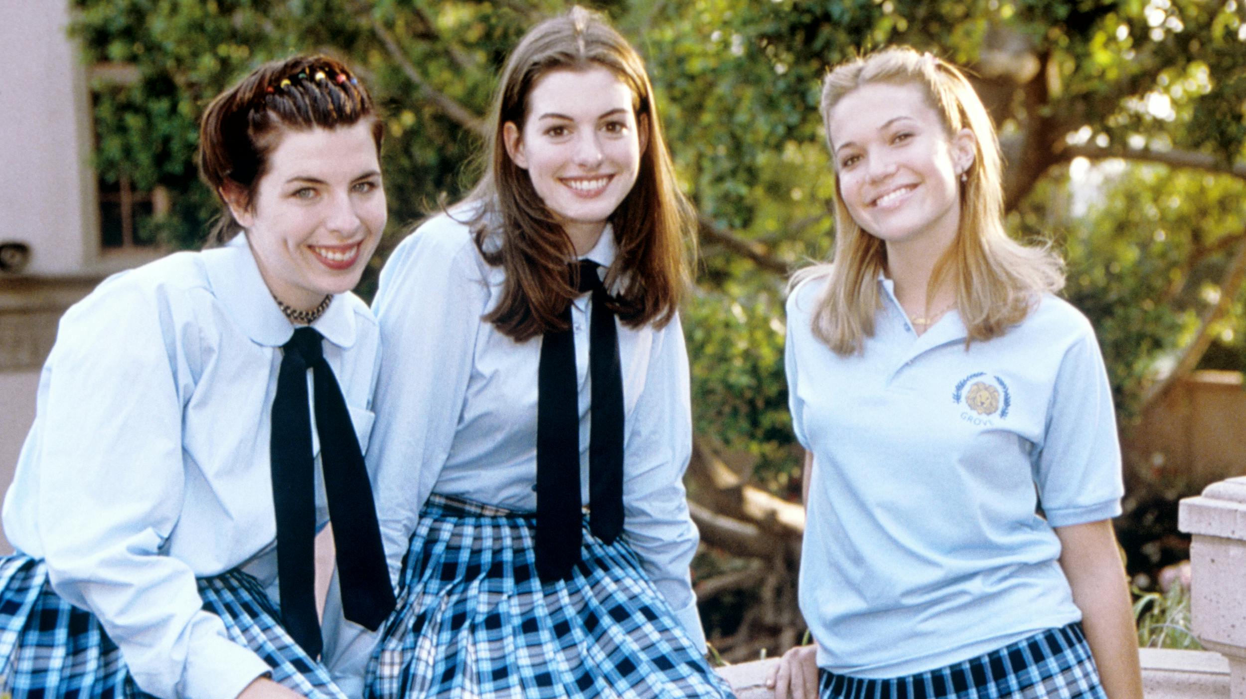 Den første "The Princess Diaries" med Heather Matarazzo (fra venstre), Anne Hathaway og Mandy Moore havde premiere i 2001.&nbsp;