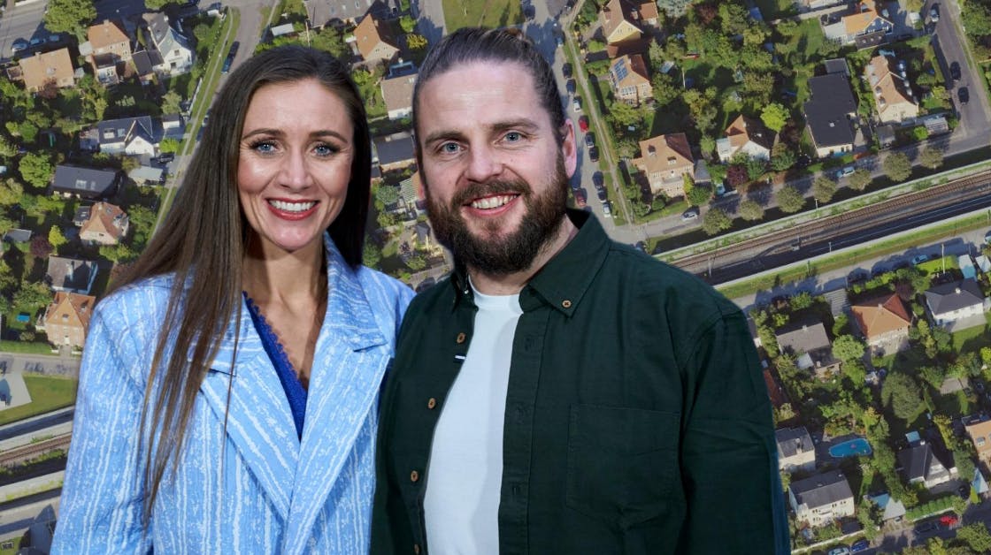 Det er i området her, at Stephanie og Kasper Fisker snart kan flytte hele familien i eget hus.