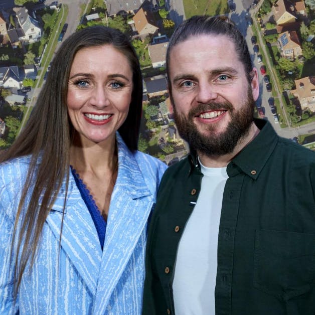 Det er i området her, at Stephanie og Kasper Fisker snart kan flytte hele familien i eget hus.