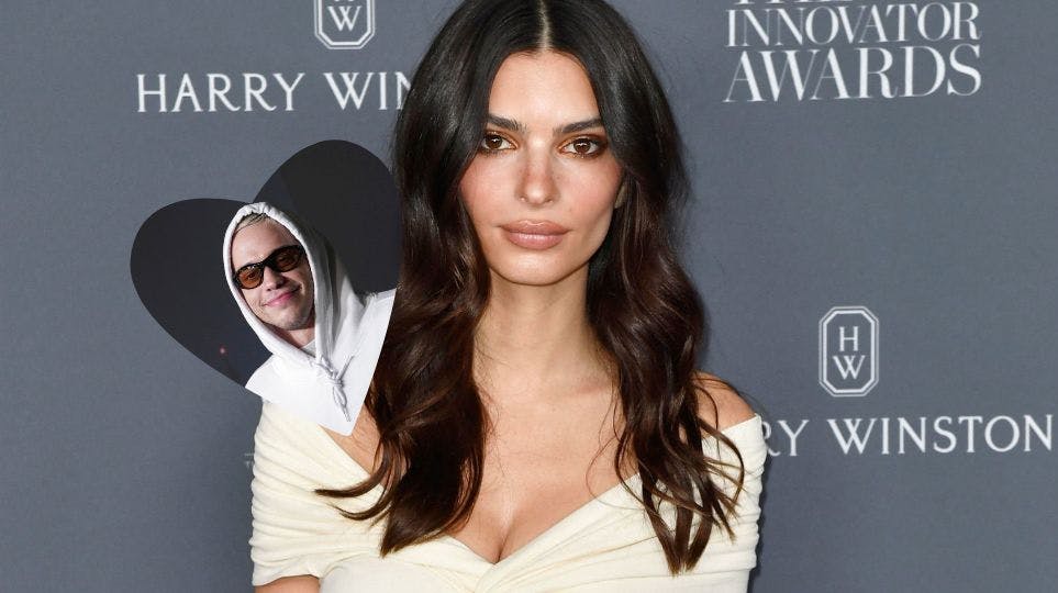 Emily Ratajkowski antyder nu, at rygterne om hende og Pete Davidson er rigtige.