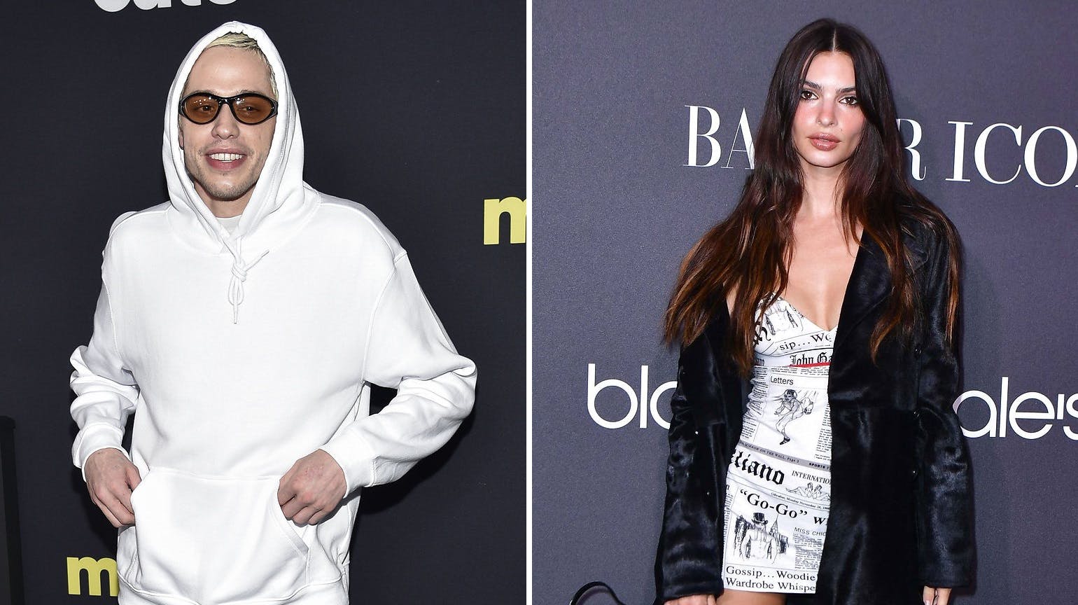 Pete Davidson og Emily Ratajkowski blev onsdag spottet sammen i kærlig stund.