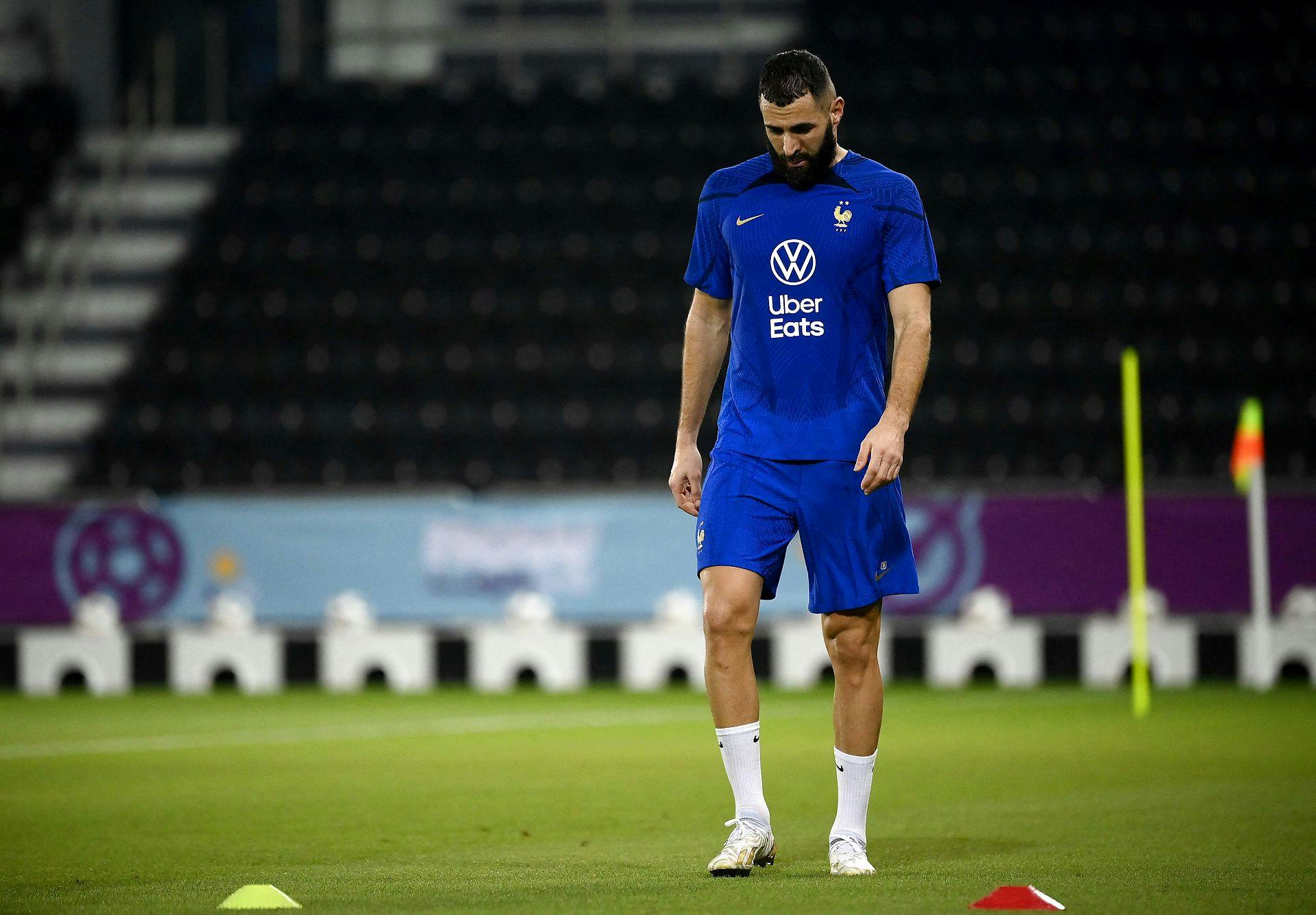 Ved dagens træning kunne Benzema mærke, at noget ikke var, som det skulle være.