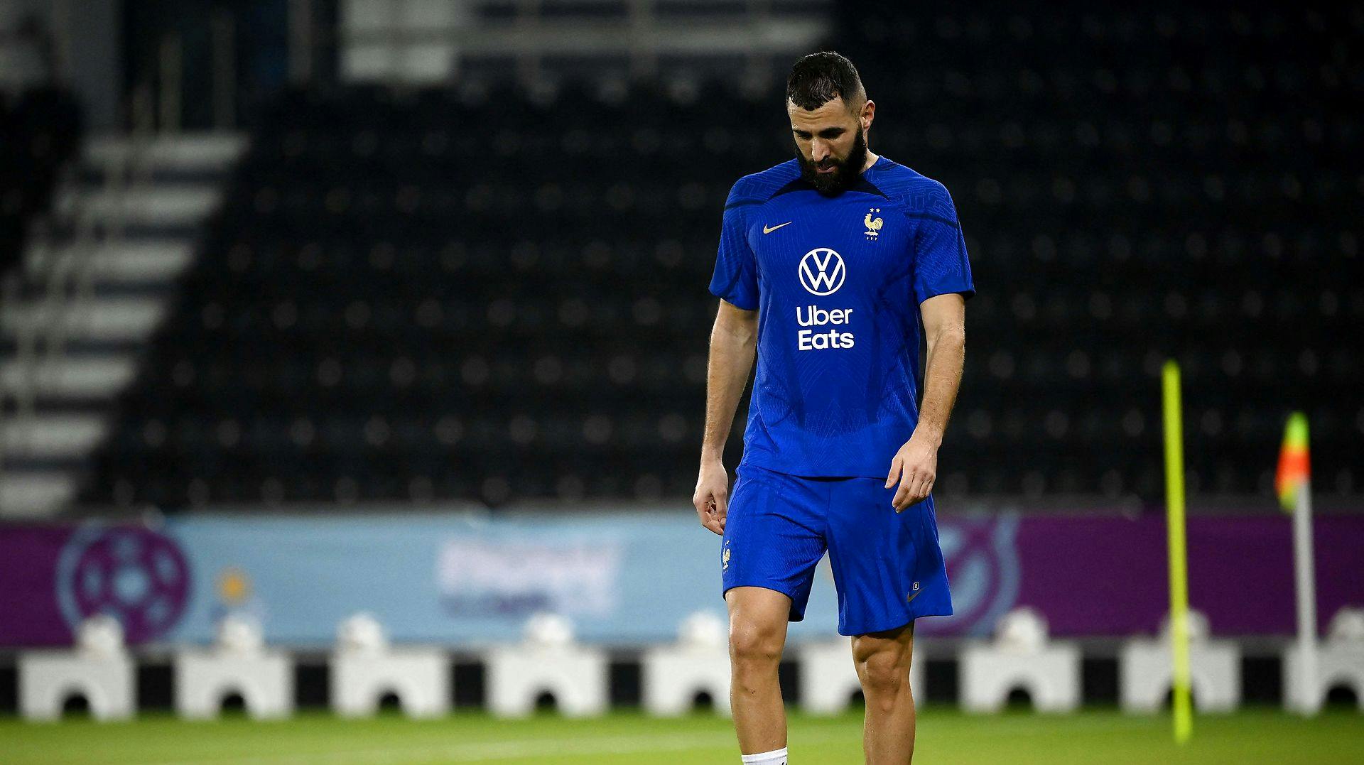 Ved dagens træning kunne Benzema mærke, at noget ikke var, som det skulle være.