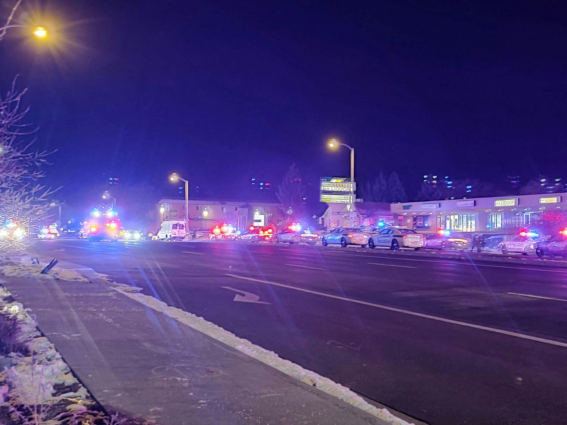 Der blev slået storalarm, da skyderiet gik i gang.