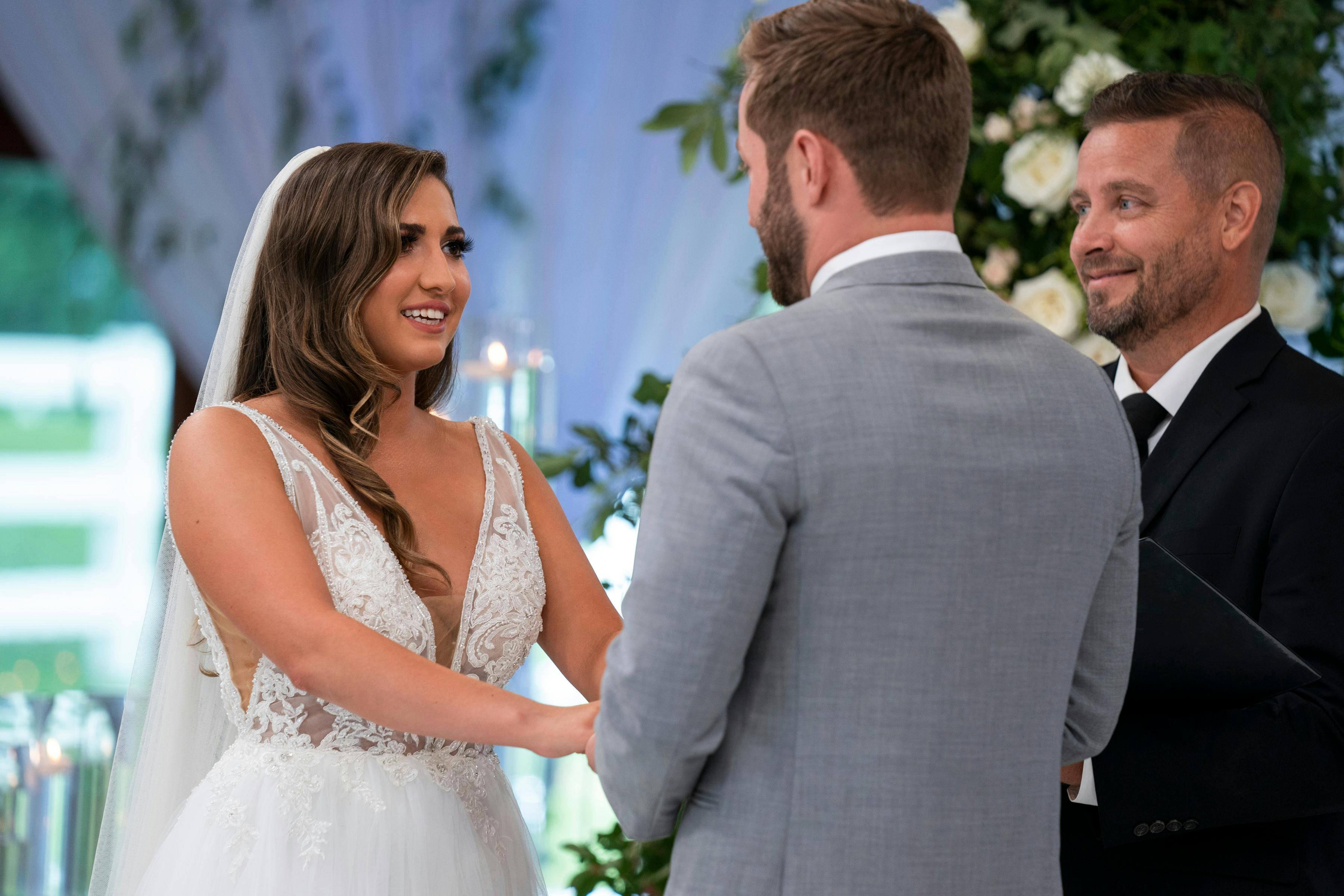 Colleen Reed og Matt Bolton love is blind