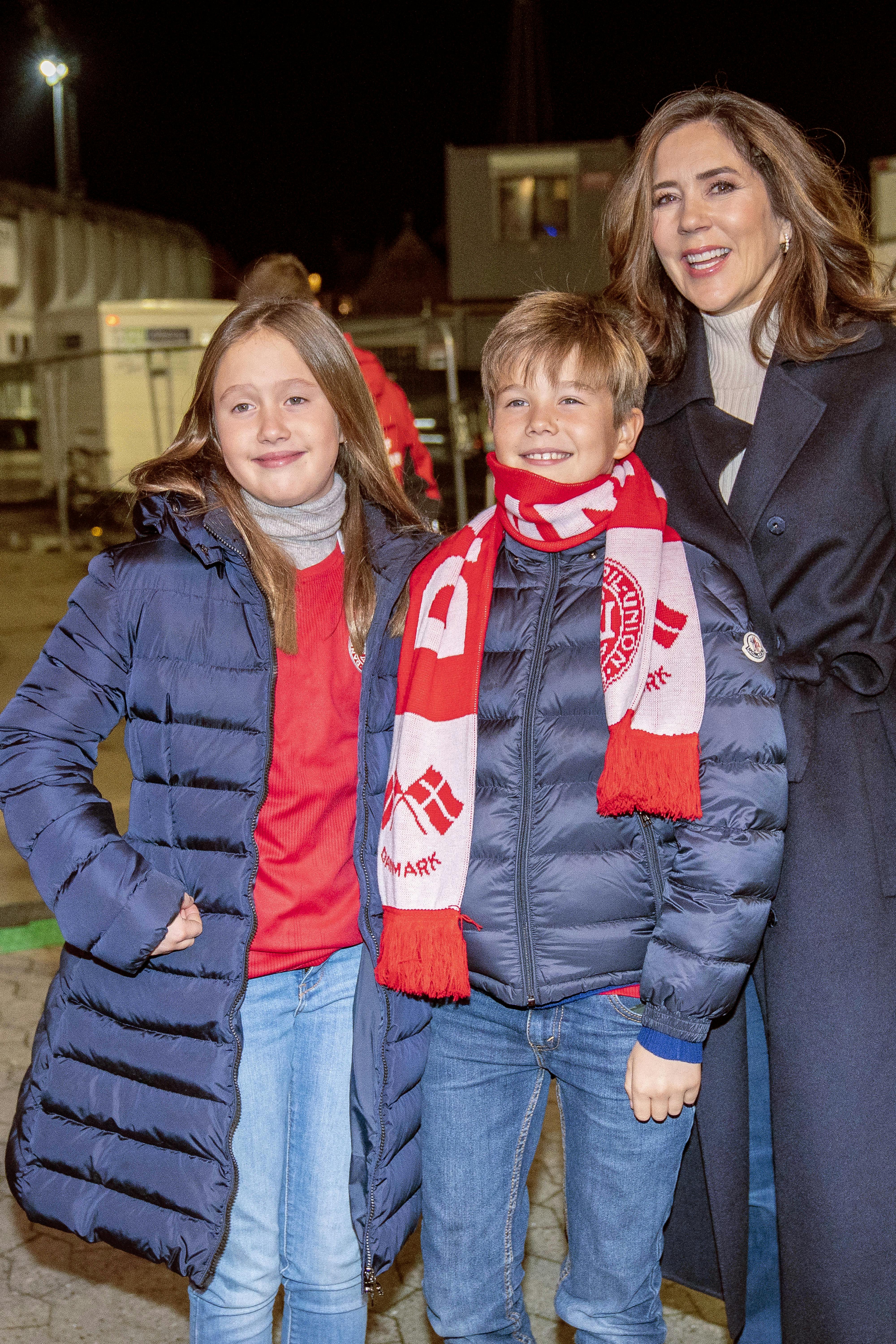 Prinsesse Josephine, prins Vincent og kronprinsesse Mary