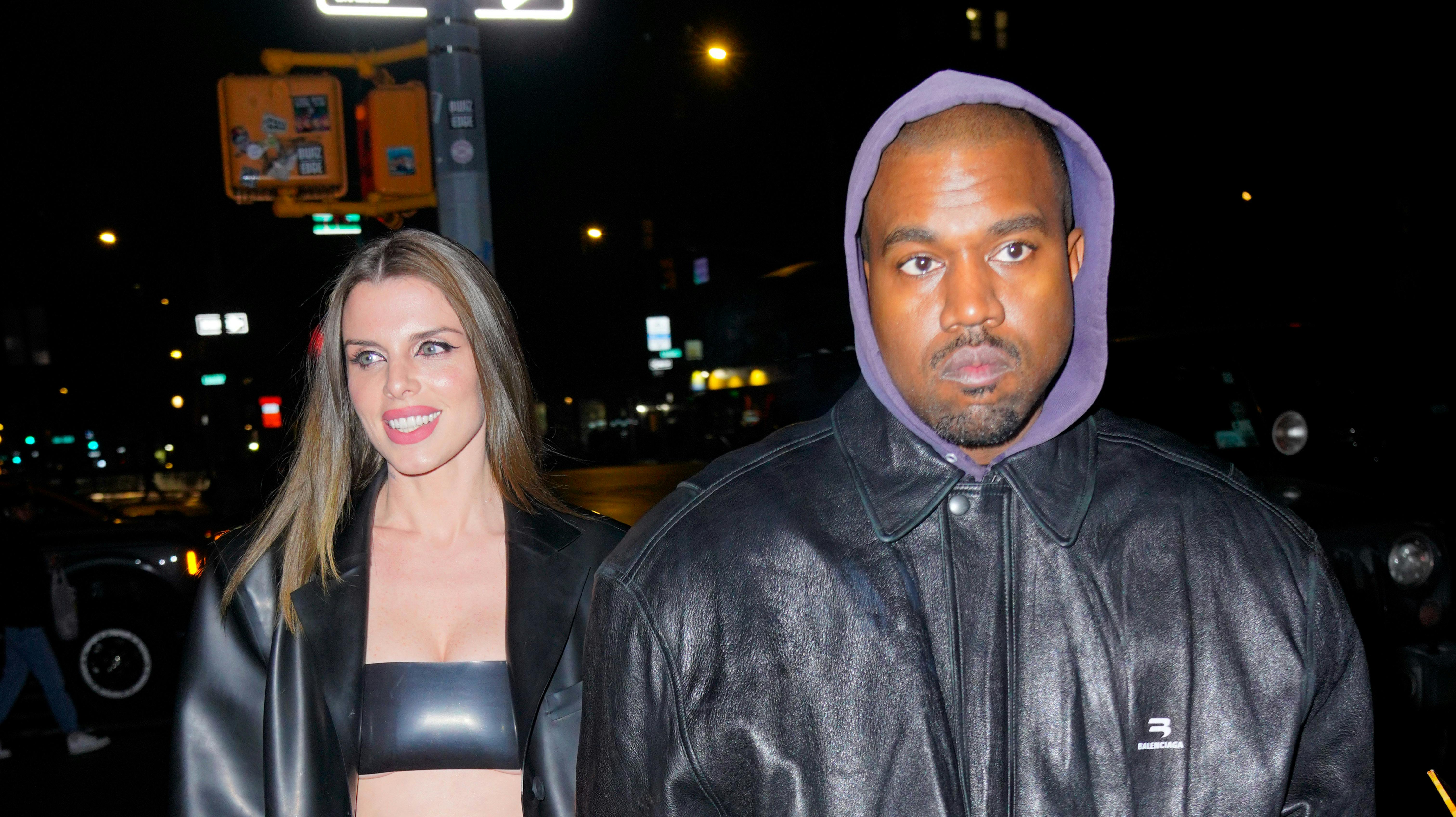 Kanye West og Julia Fox nåede at date i seks ugers tid.