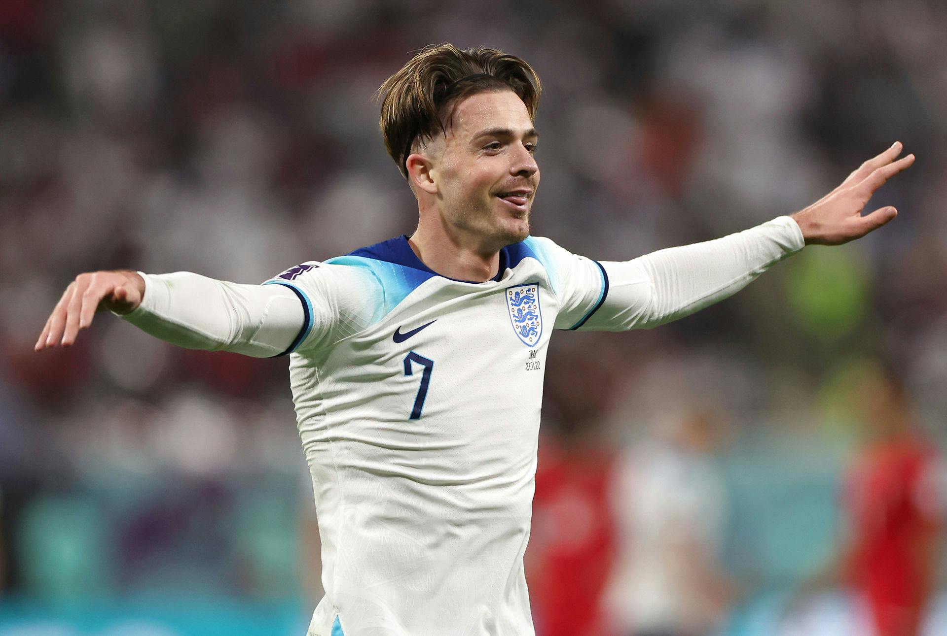 Her sender Jack Grealish den helt særlige hilsen.