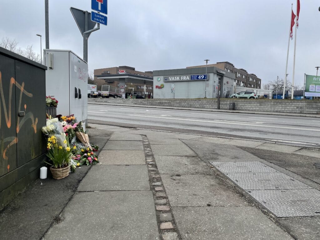 Det var i krydset her, at det meningsløse drab skete.