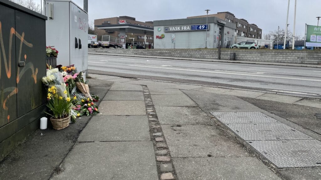 Det var i krydset her, at det meningsløse drab skete.