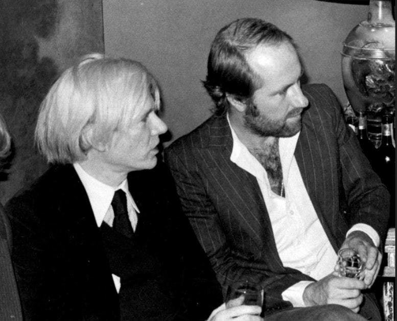 Modekongen Erik Brandt var privat ven med popkunstneren Andy Warhol.