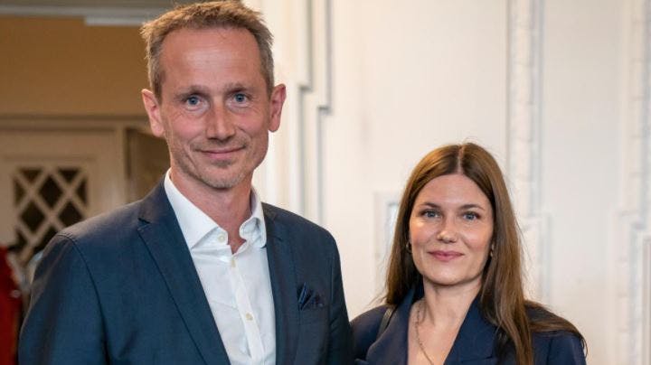 Kristian Jensen og Pernille Rosendahl bor til leje ved Vesterbros Torv.