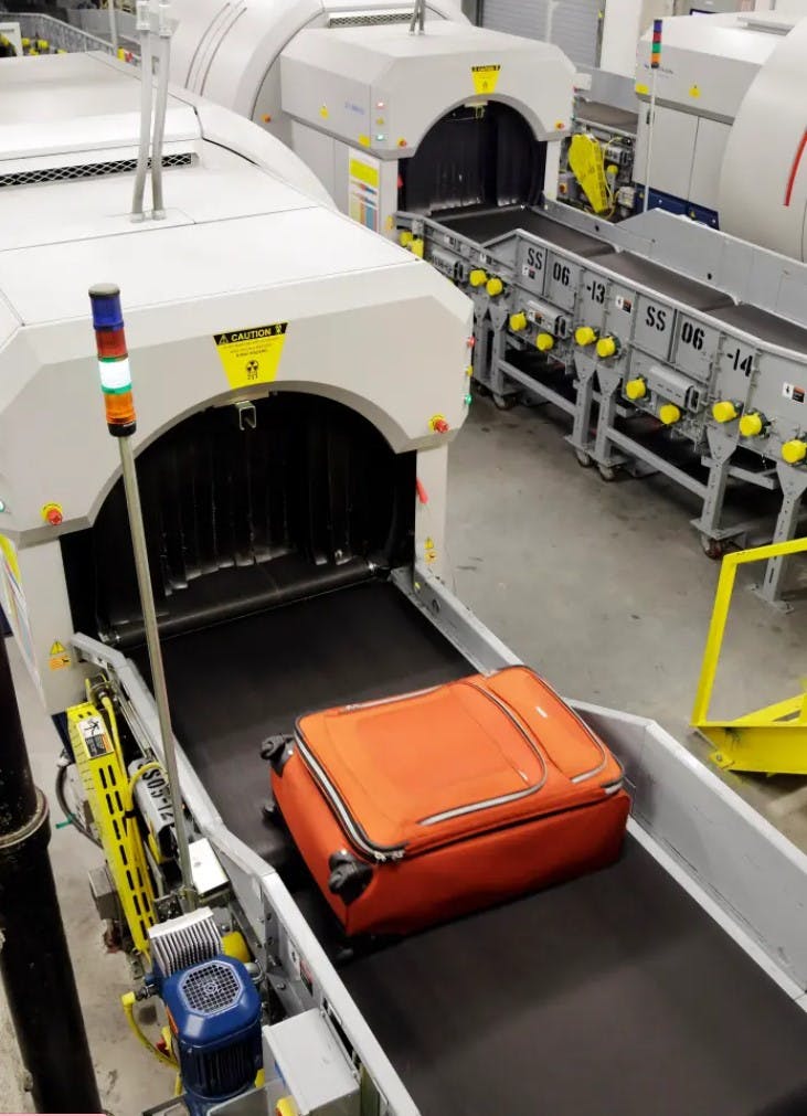 Smells har en fascination for blandt andet kufferter, og denne orange sag var simpelthen for lokkende til ikke at hoppe ned i. 