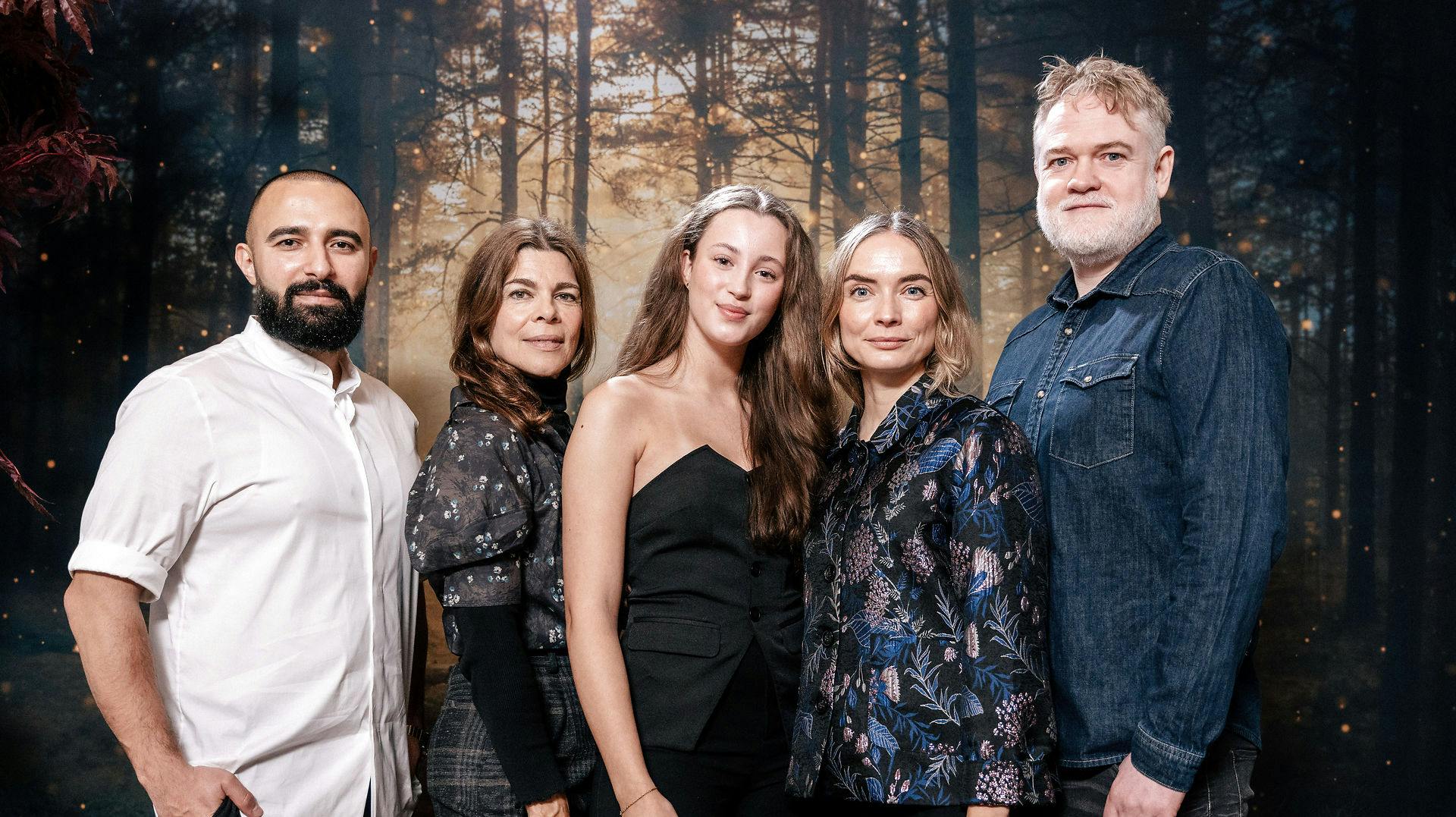 Hadi Ka-Koush, Ellen Hillingsø, Josephine Højbjerg, Neel Rønholt og Esben Dalgaard.