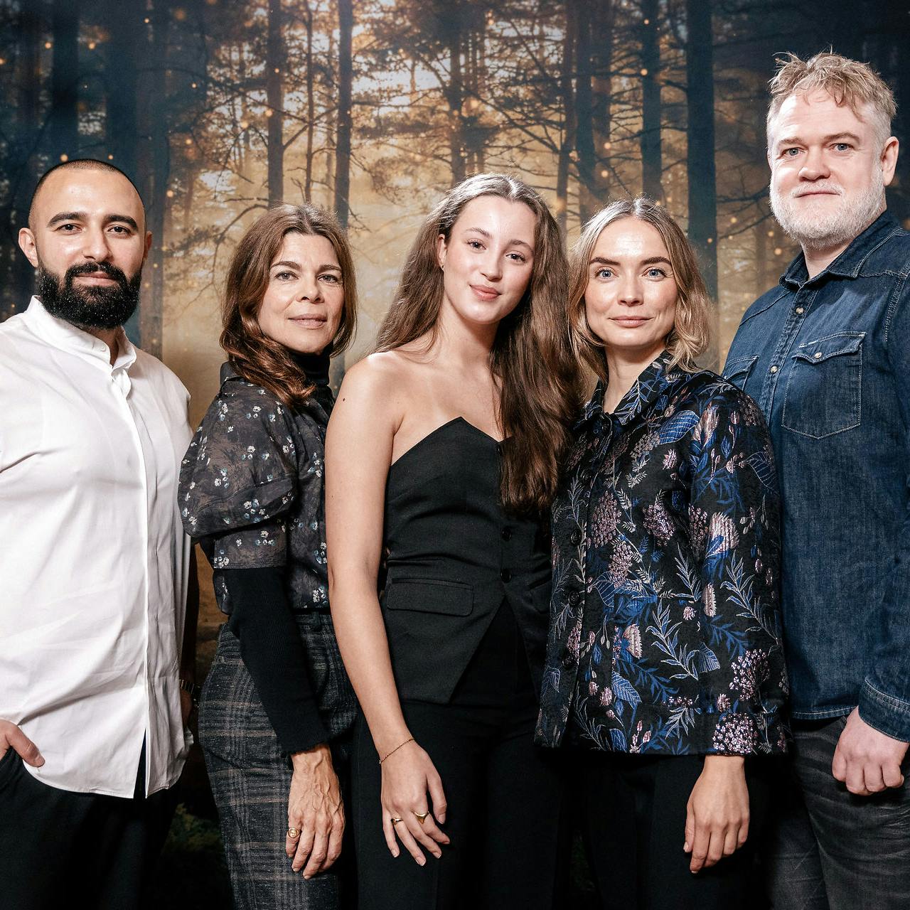 Hadi Ka-Koush, Ellen Hillingsø, Josephine Højbjerg, Neel Rønholt og Esben Dalgaard.