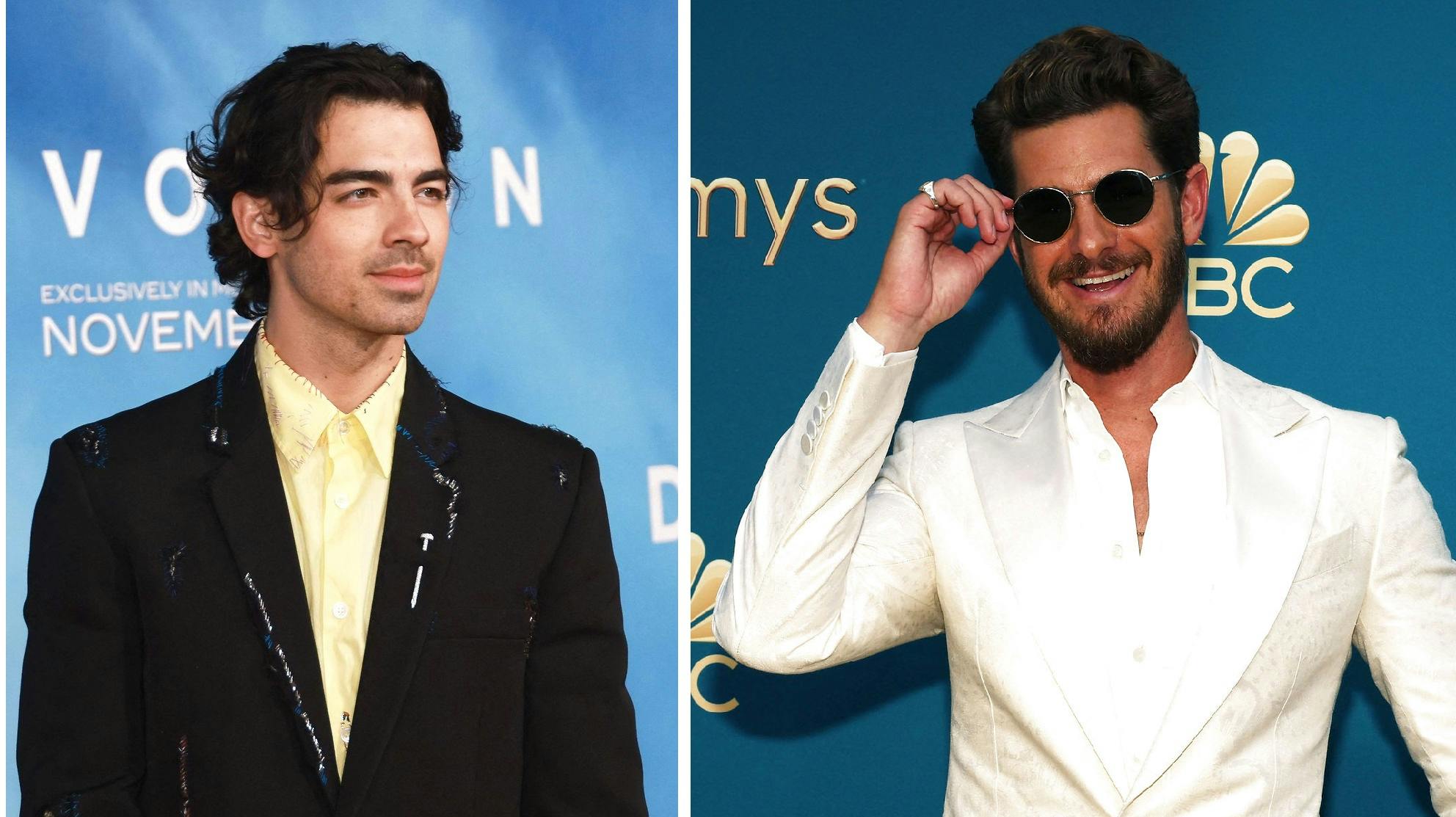 Joe Jonas og Andrew Garfield.
