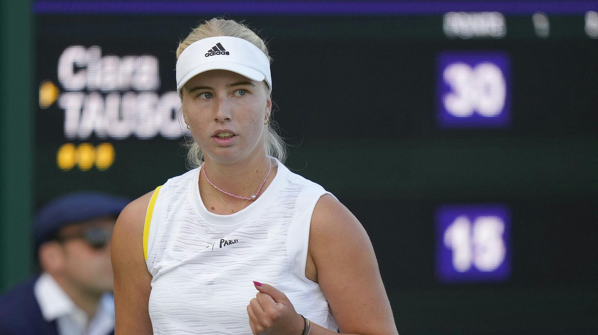 Clara Tauson har godt grund til at være glad i disse dage. Næste step semifinalen.