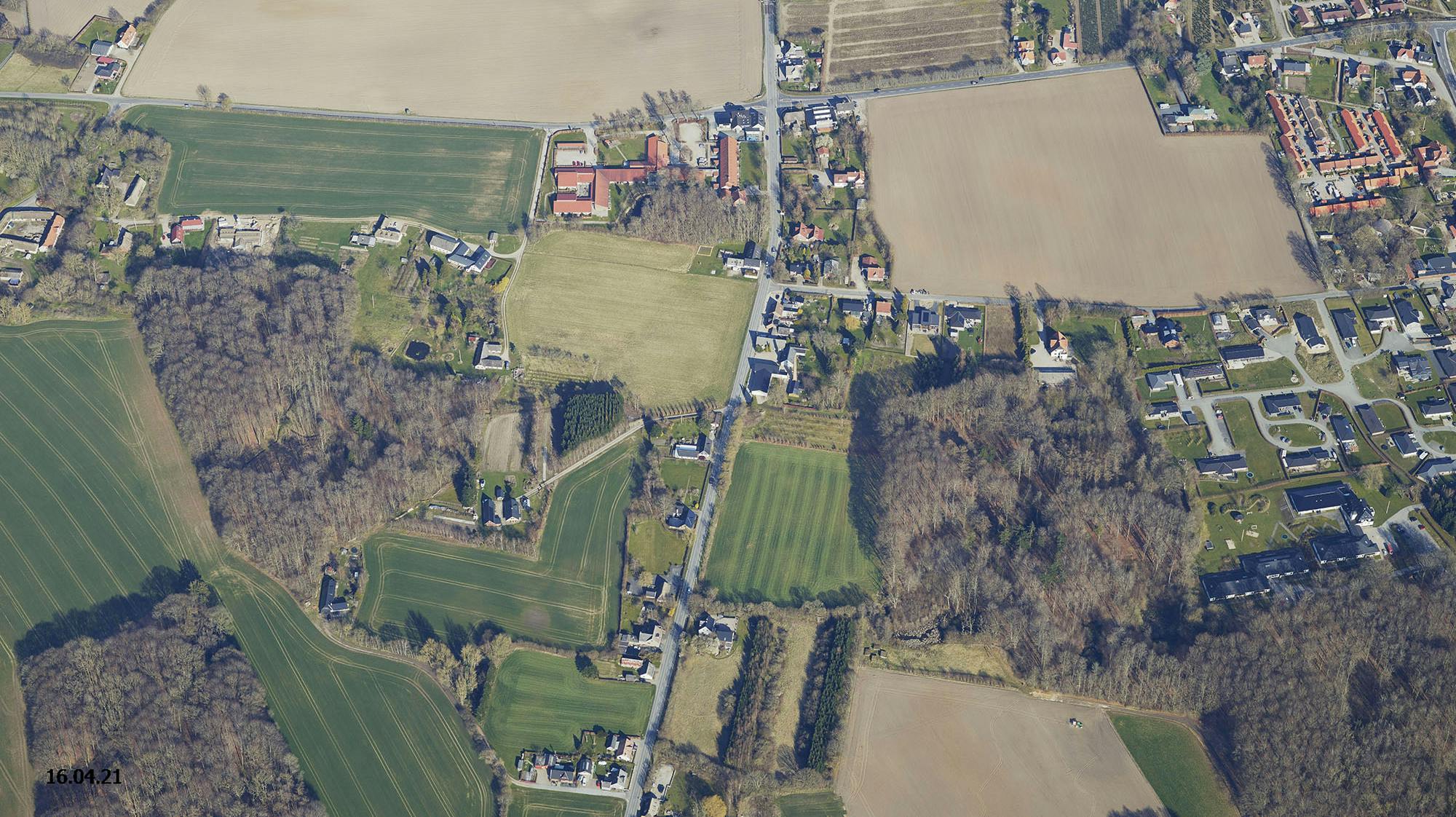 Det er i dette område ved Brenderup på Fyn, at Danmarks første off-grid bydel opføres. 